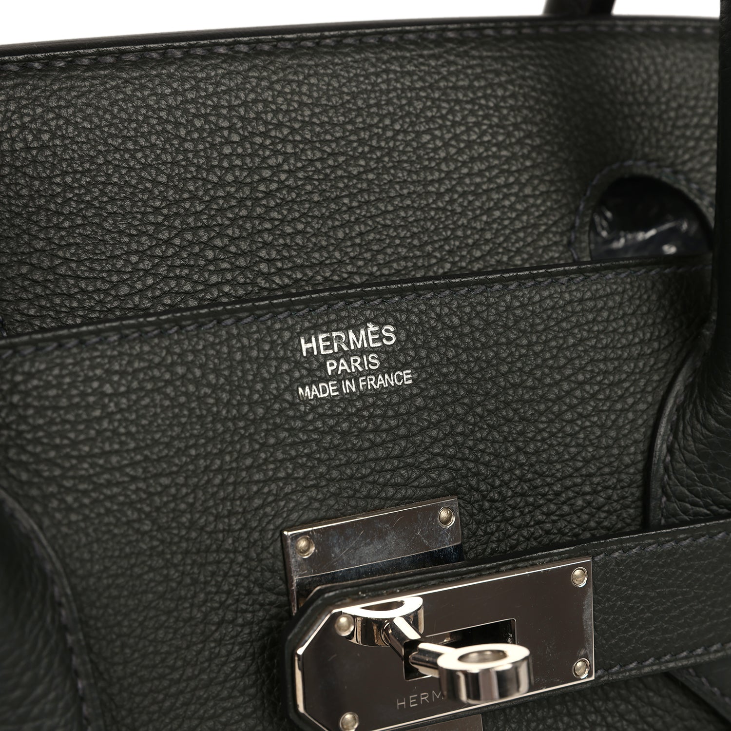 Hermes Shoulder Birkin 42 JPG Vert Fonce Togo Palladium Hardware