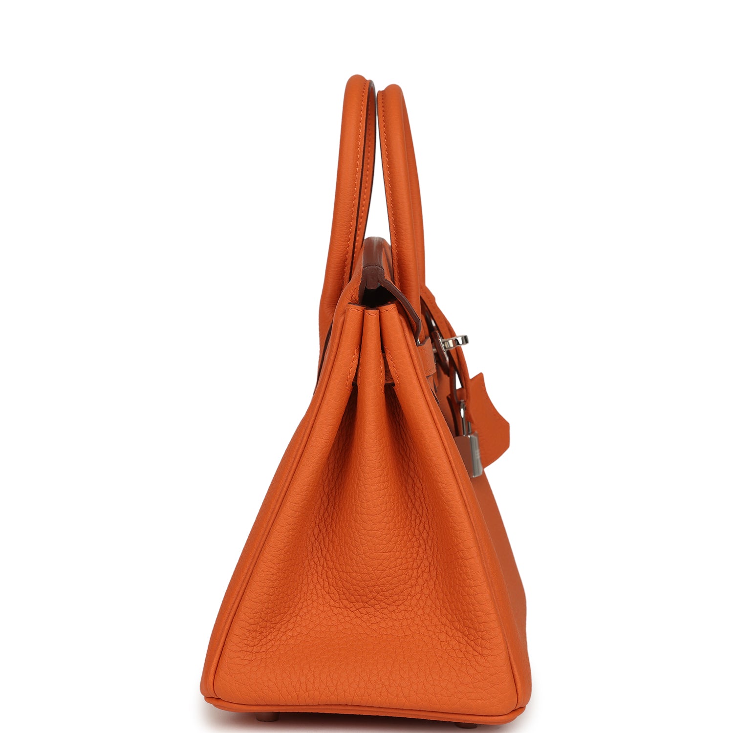 Hermes Birkin 25 Orange Togo Palladium Hardware