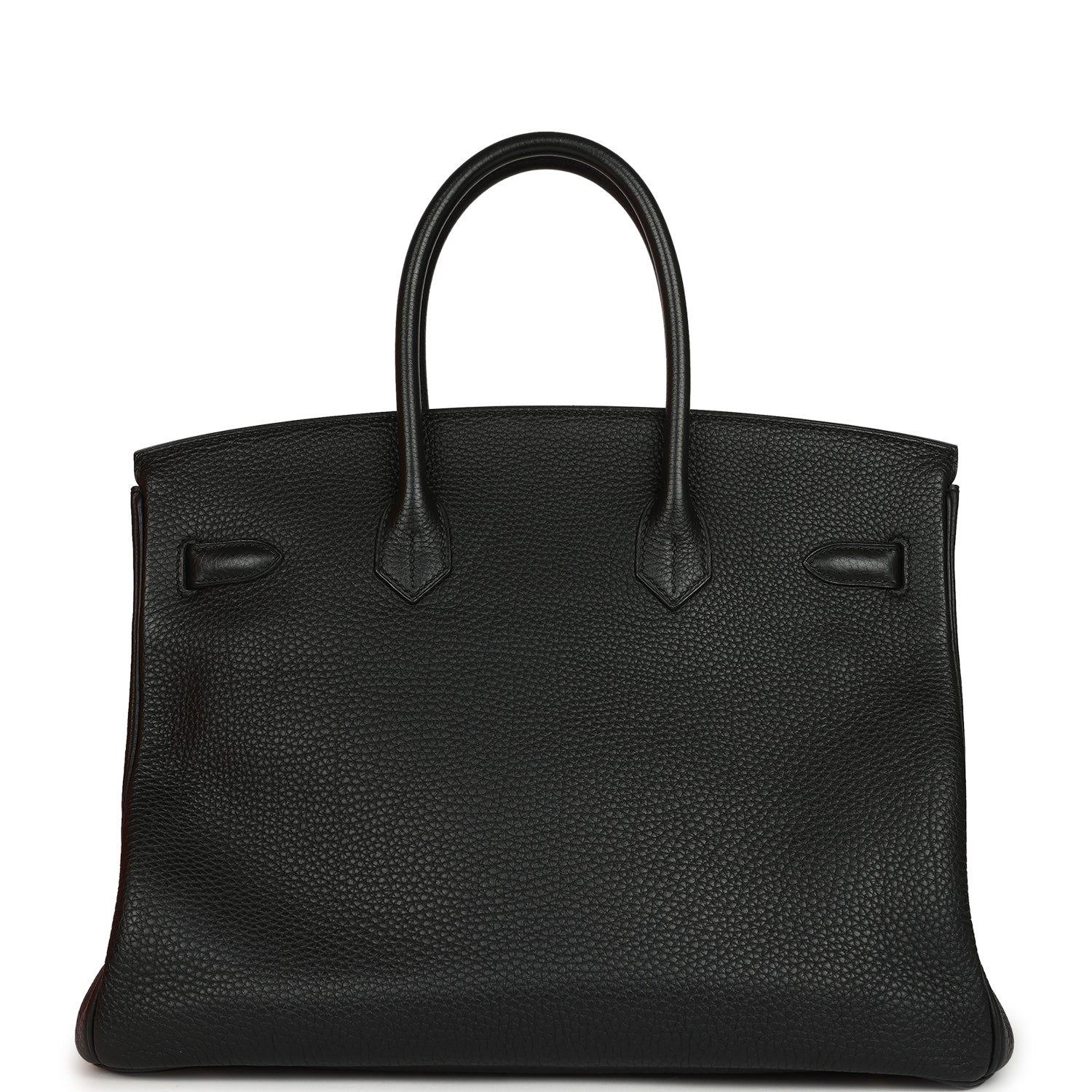 Pre-owned Hermes Birkin 35 Black Togo Gold Hardware