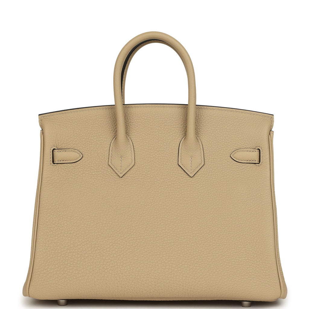 Hermes Birkin 25 Trench Verso Togo Palladium Hardware