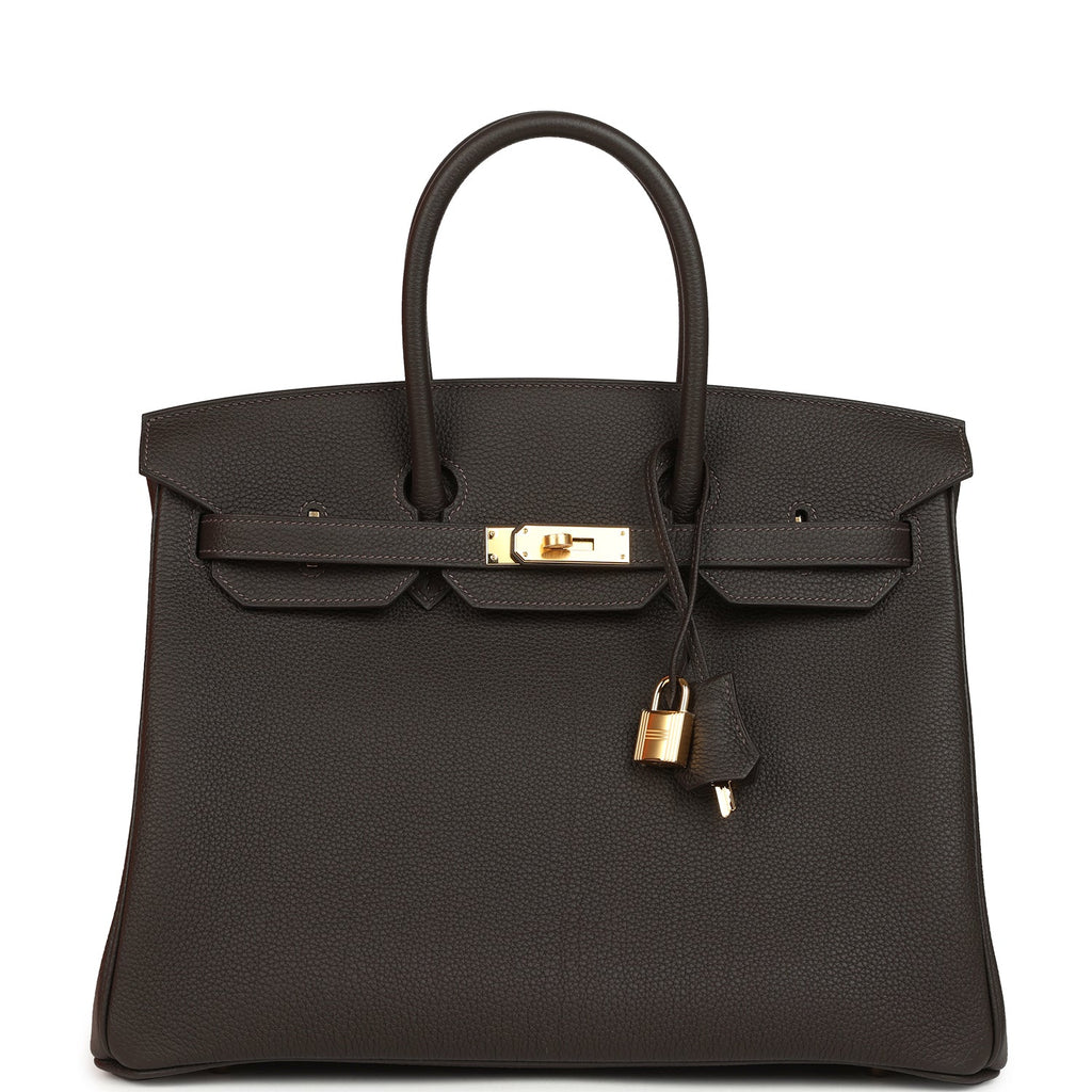 Hermes Birkin 35 Bai-Brun Togo Gold Hardware