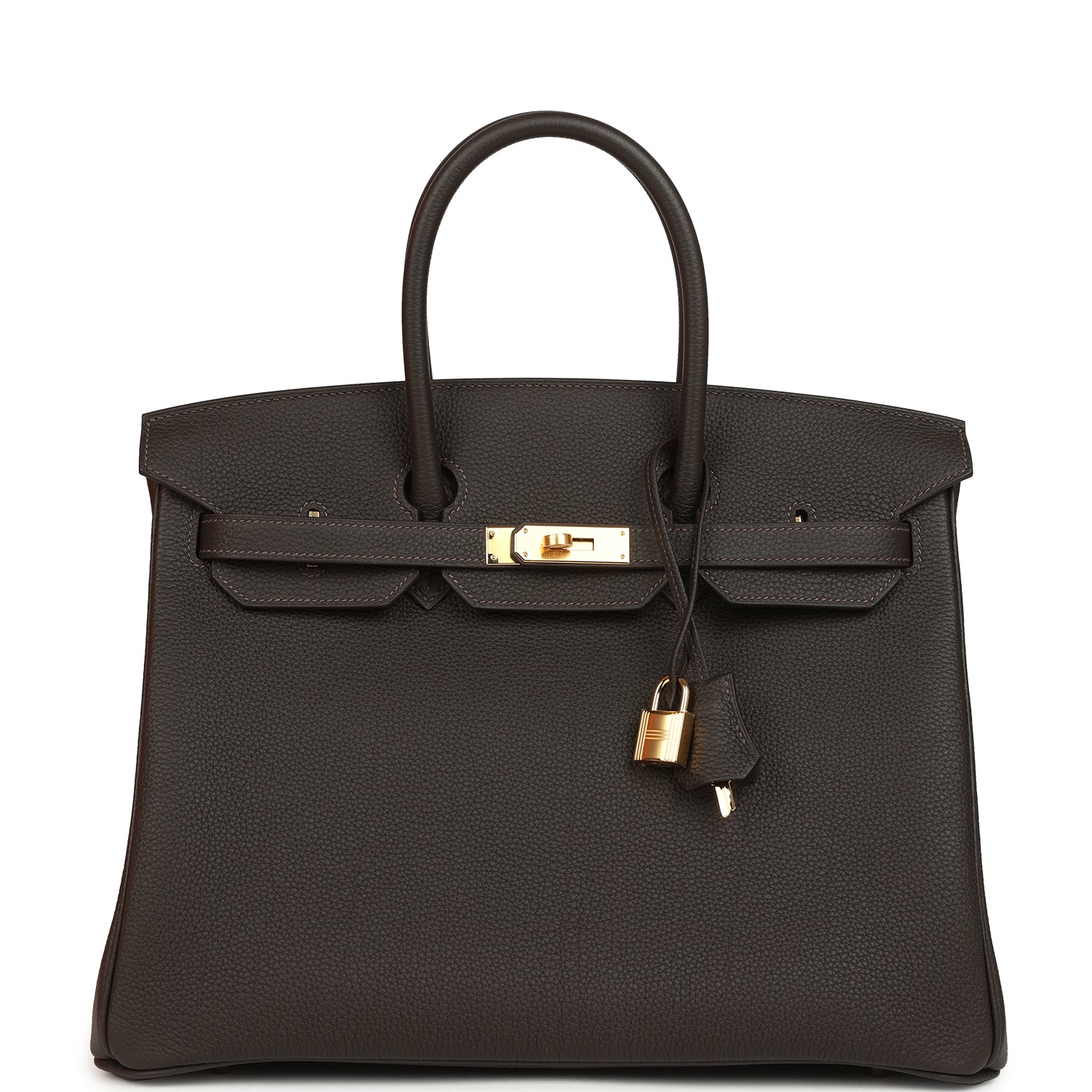 Hermes Birkin 35 Bai-Brun Togo Gold Hardware