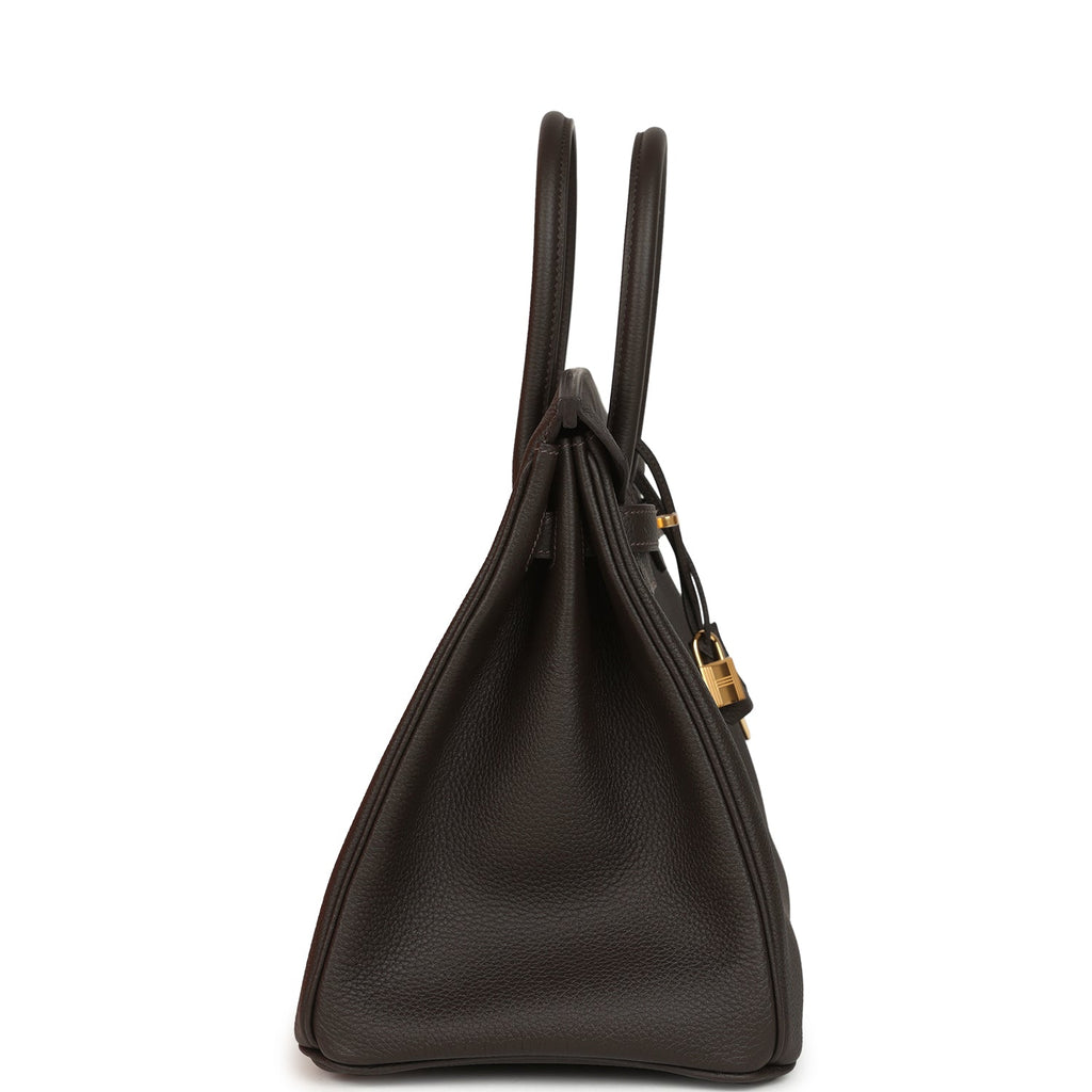 Hermes Birkin 35 Bai-Brun Togo Gold Hardware