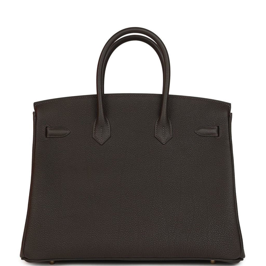 Hermes Birkin 35 Bai-Brun Togo Gold Hardware