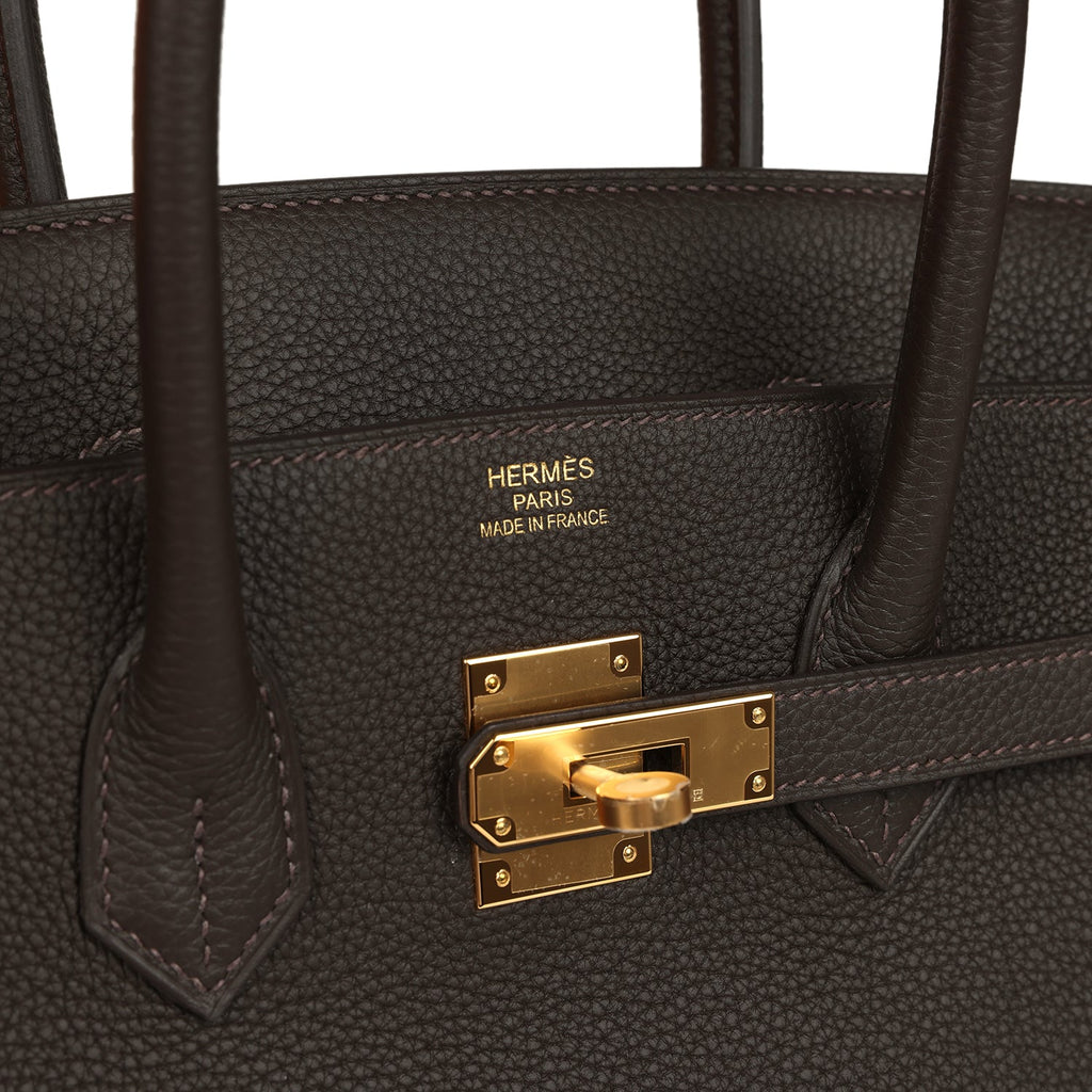 Hermes Birkin 35 Bai-Brun Togo Gold Hardware