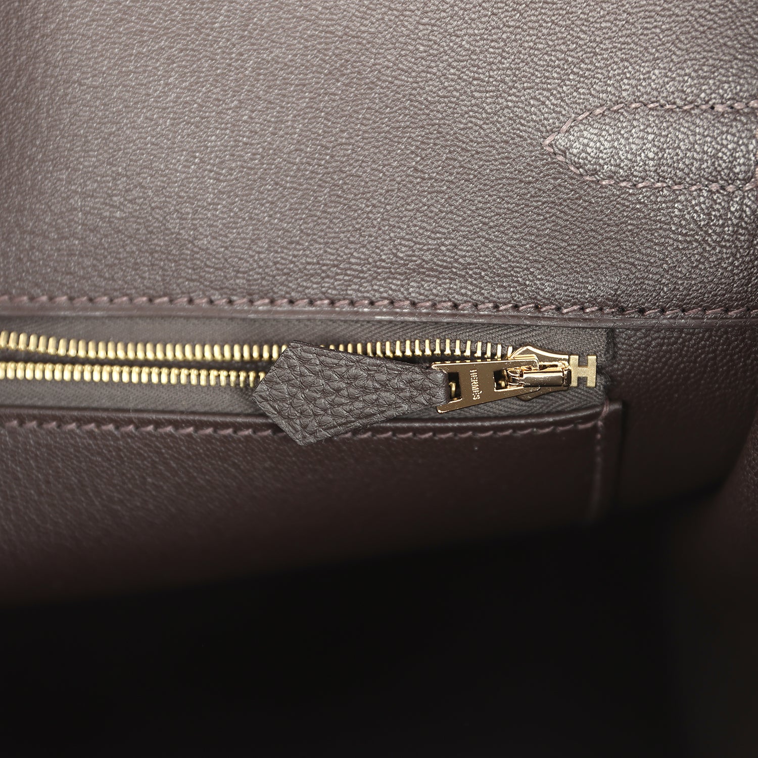 Hermes Birkin 35 Bai-Brun Togo Gold Hardware