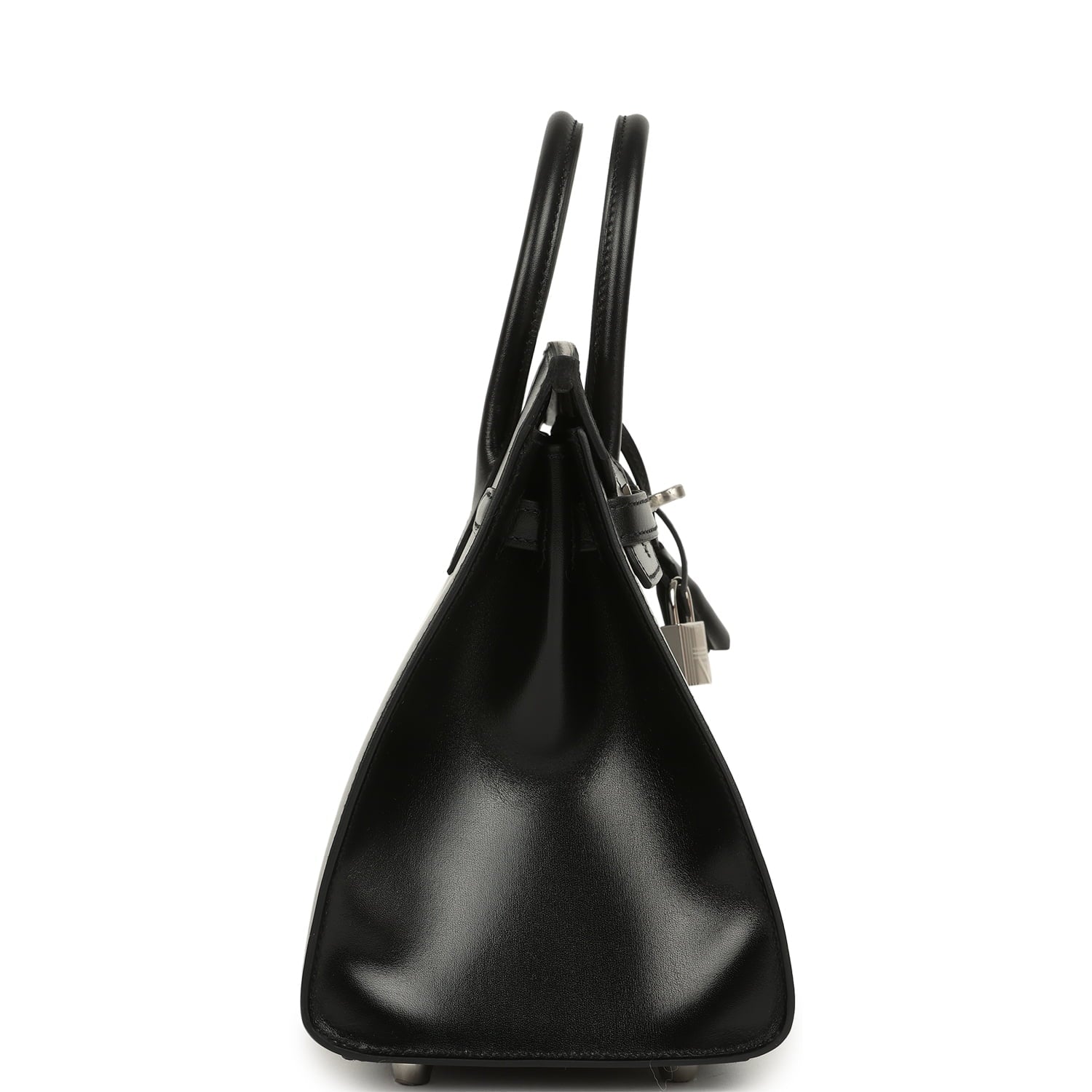 Hermes Birkin Sellier 25 Black Box Palladium Hardware