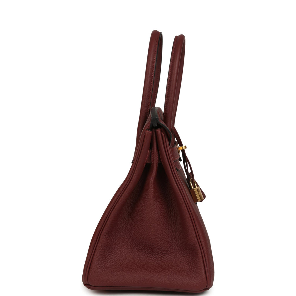 Hermes Birkin 30 Rouge H Togo Gold Hardware