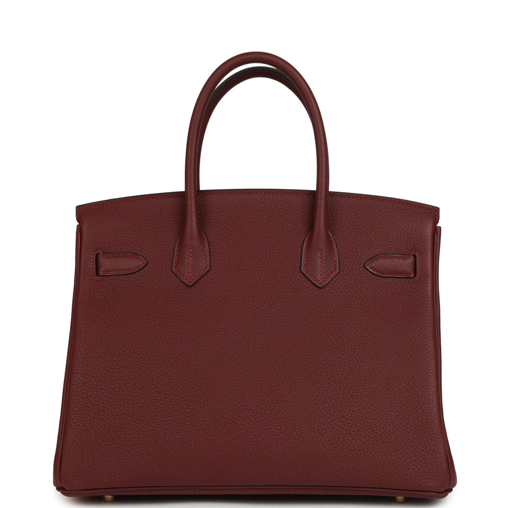 Hermes Birkin 30 Rouge H Togo Gold Hardware