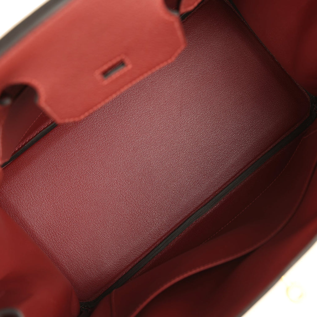 Hermes Birkin 30 Rouge H Togo Gold Hardware