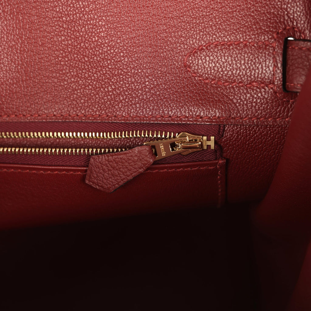 Hermes Birkin 30 Rouge H Togo Gold Hardware