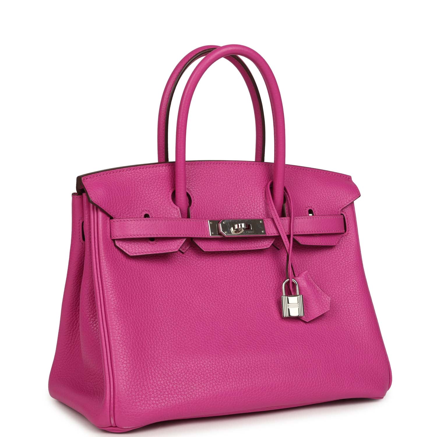 New Hermes Birkin 30 Magnolia Clemence Palladium Hardware