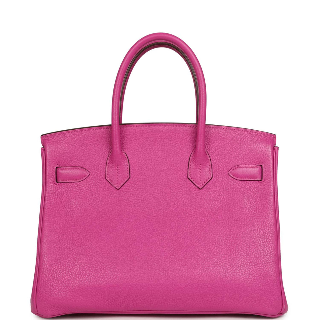New Hermes Birkin 30 Magnolia Clemence Palladium Hardware