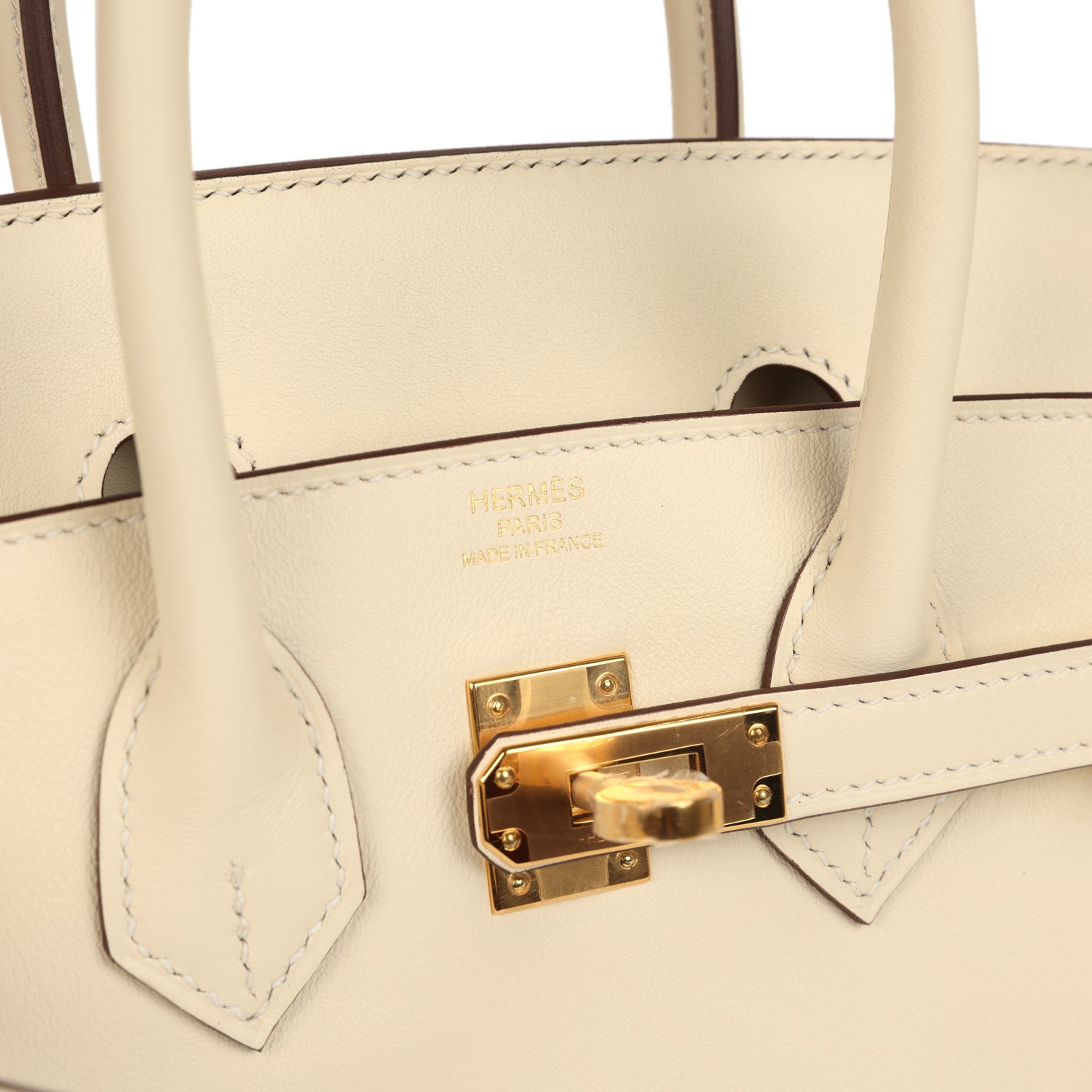 Hermes Birkin 25 Nata Swift Gold Hardware