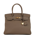 Hermes Birkin 30 Etoupe Togo Gold Hardware