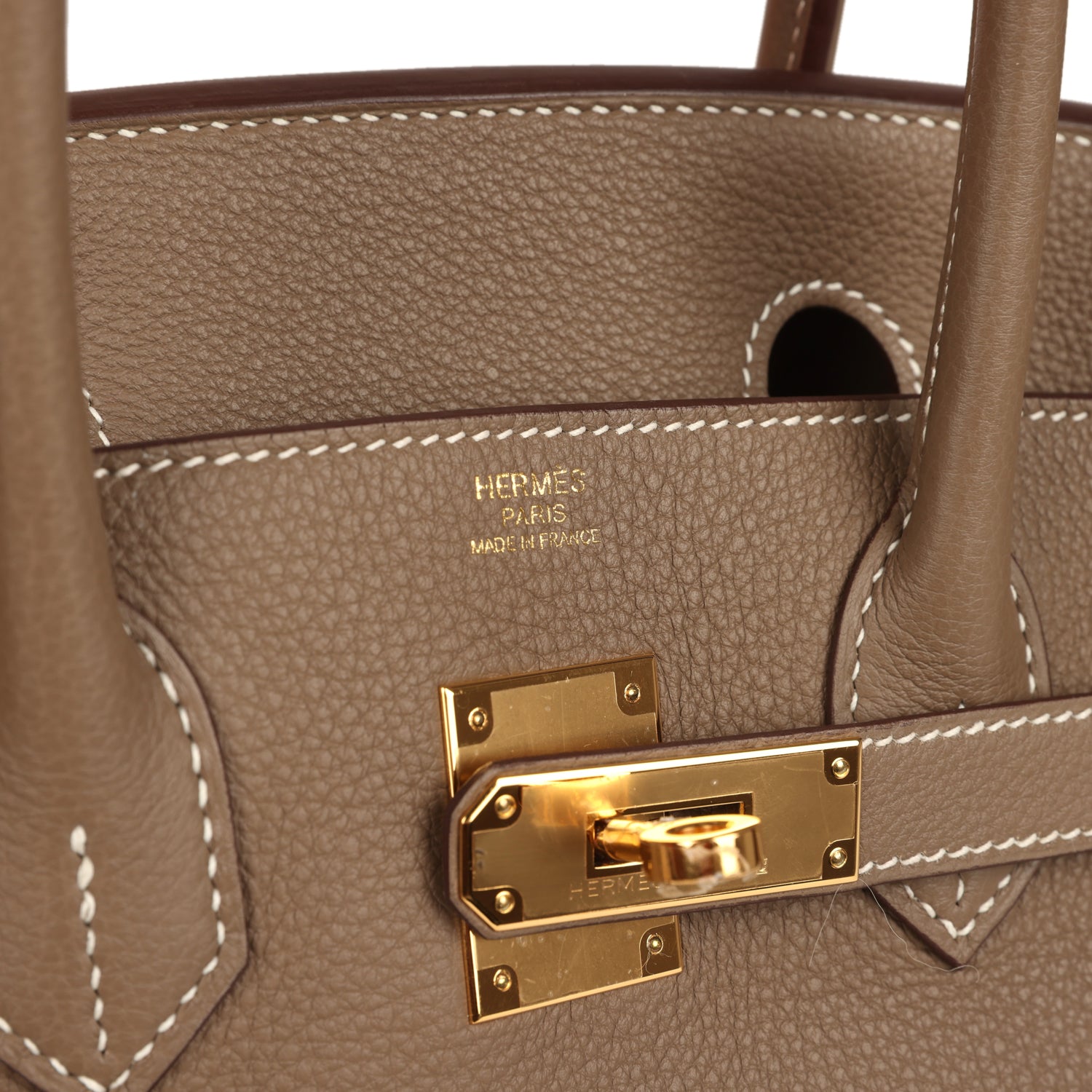 Hermes Birkin 30 Etoupe Togo Gold Hardware