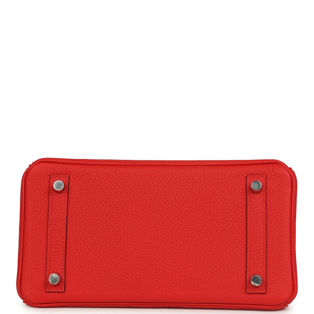 Hermes Birkin 25 Rouge Radieux Togo Palladium Hardware
