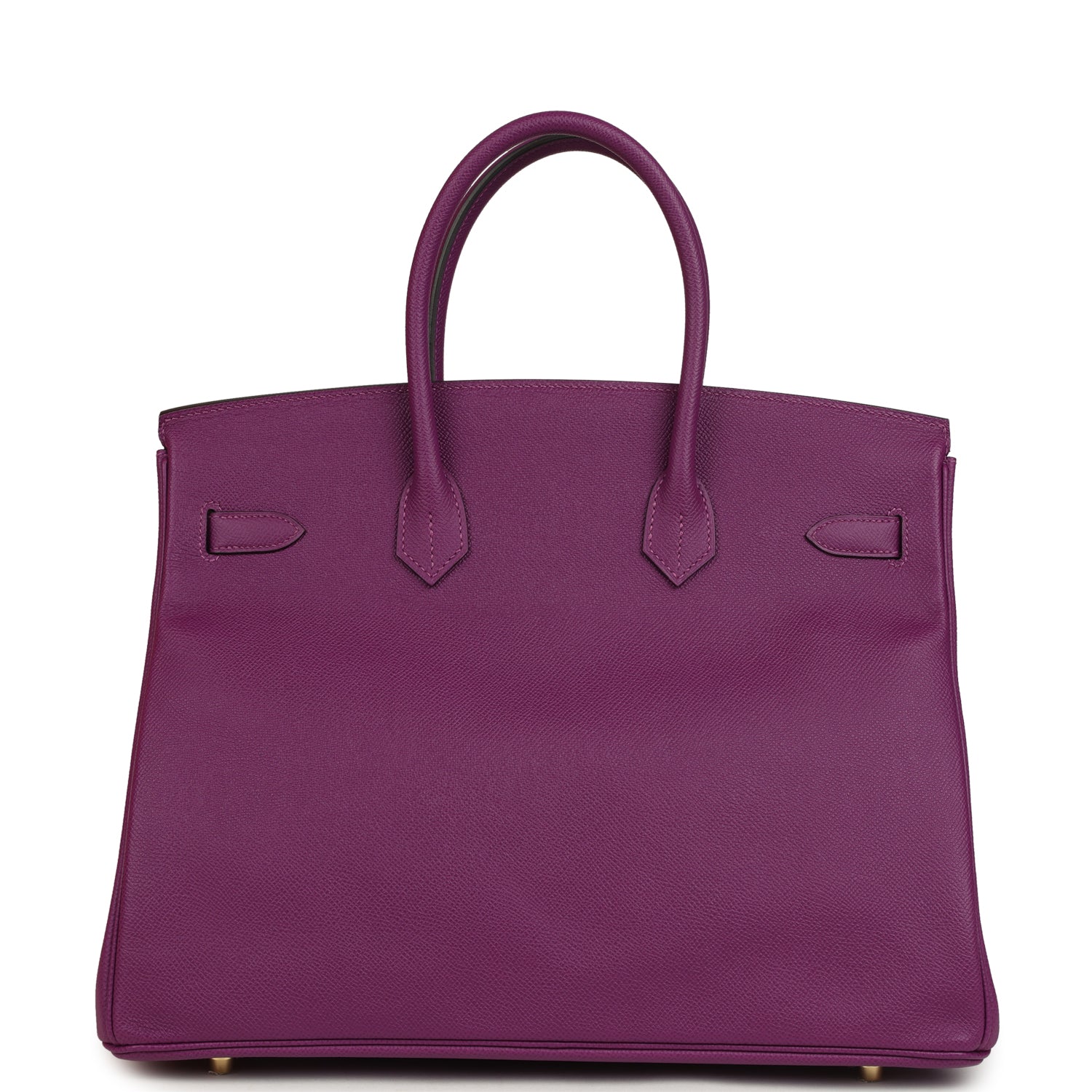 Pre-owned Hermes Birkin 35 Anemone Epsom Gold Hardware