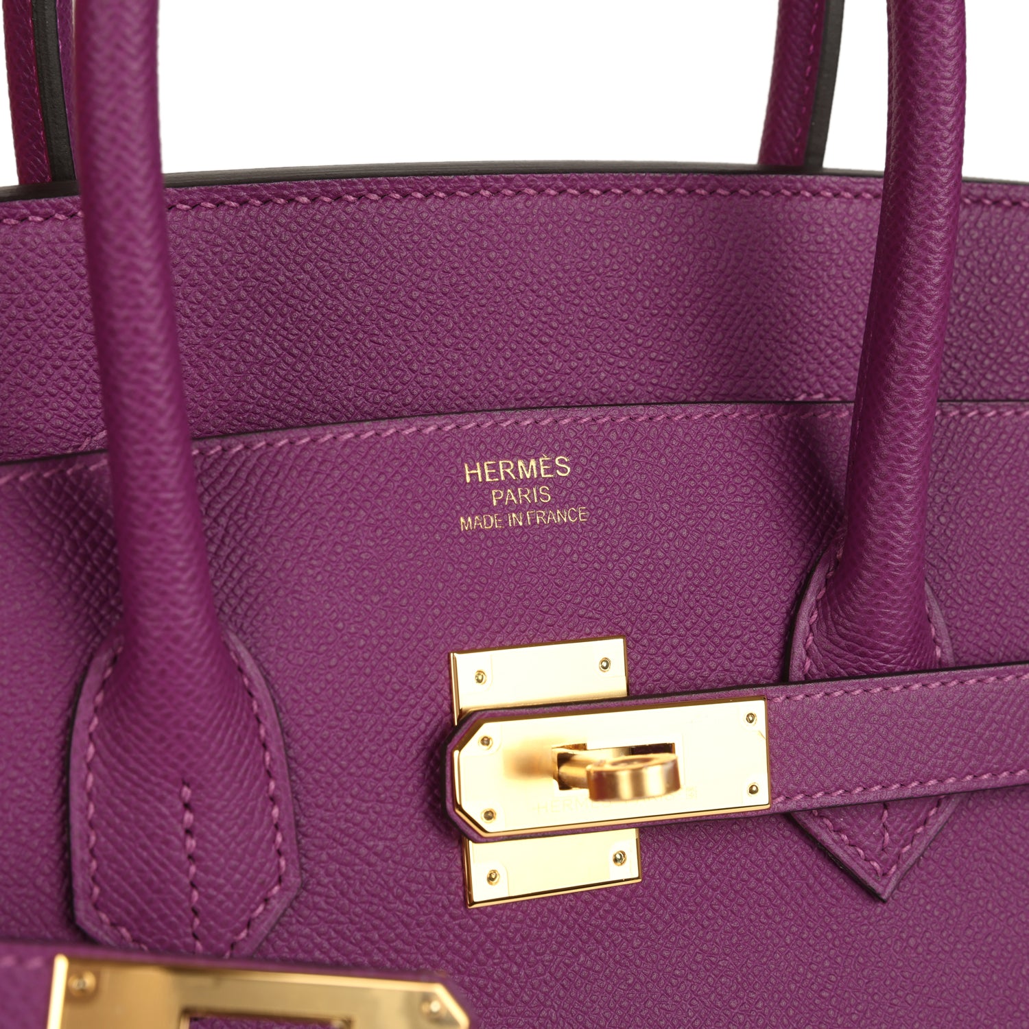 Pre-owned Hermes Birkin 35 Anemone Epsom Gold Hardware