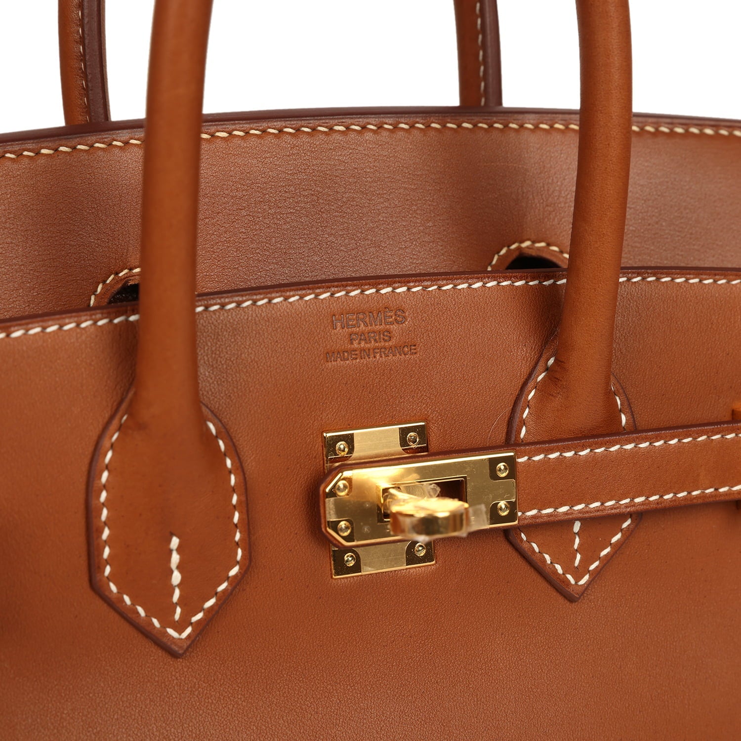 Hermes Birkin 25 Fauve Barenia Gold Hardware