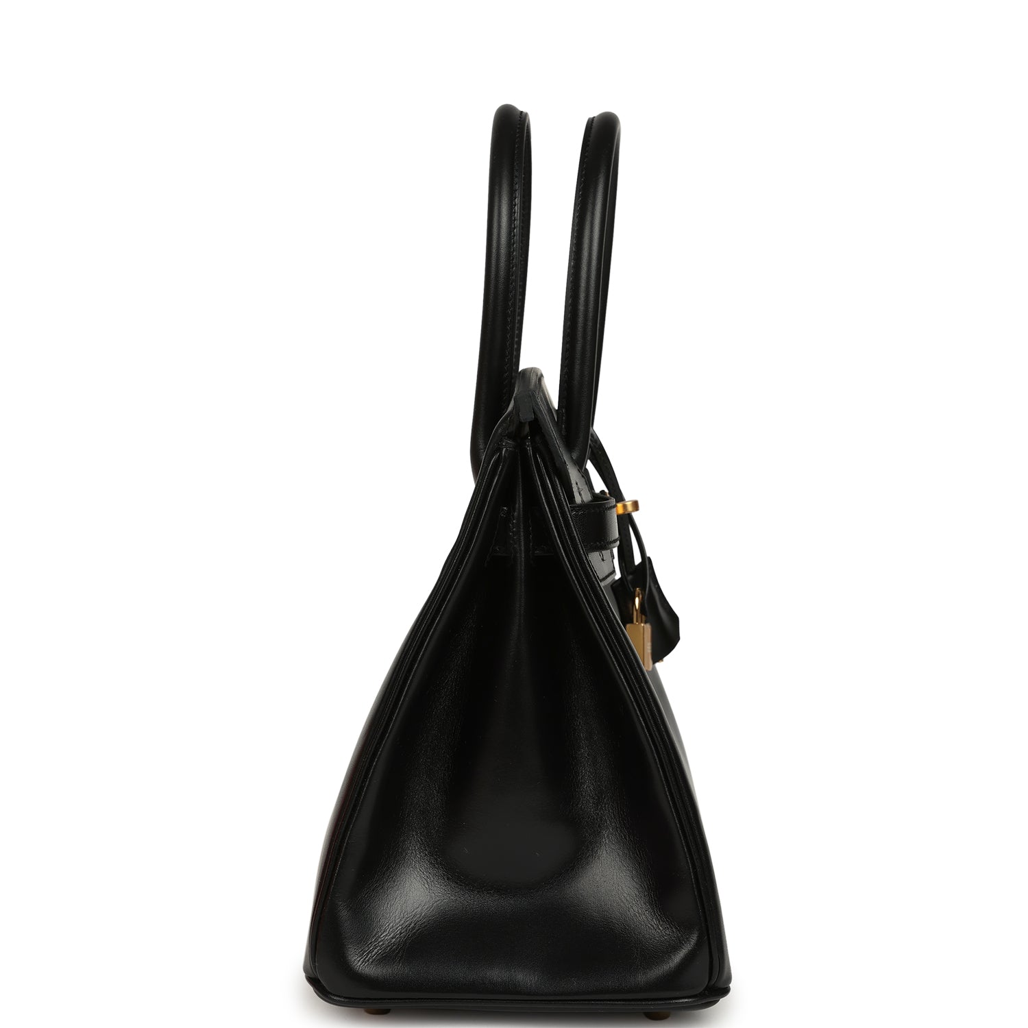 Hermes Birkin 30 Black Box Gold Hardware