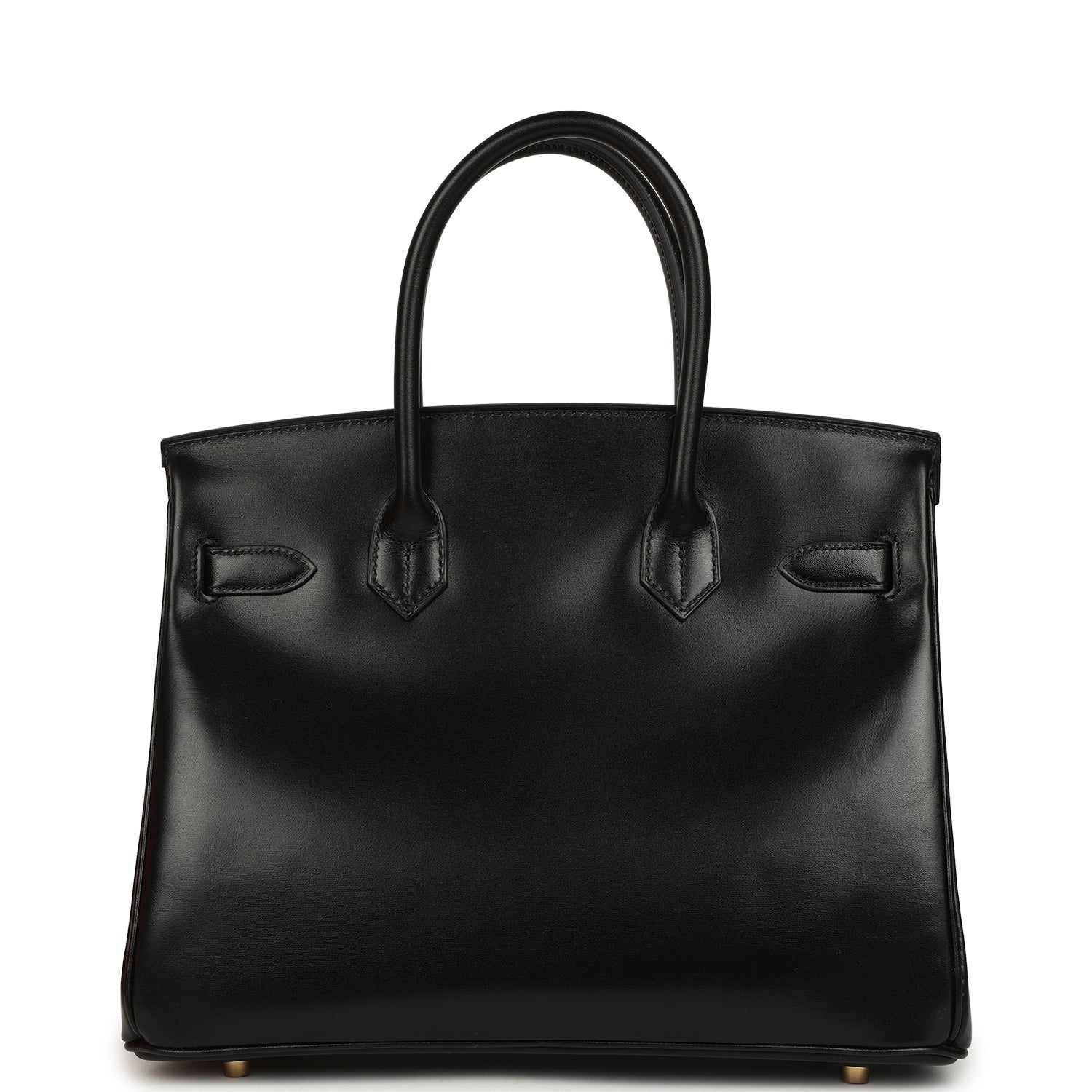 Hermes Birkin 30 Black Box Gold Hardware