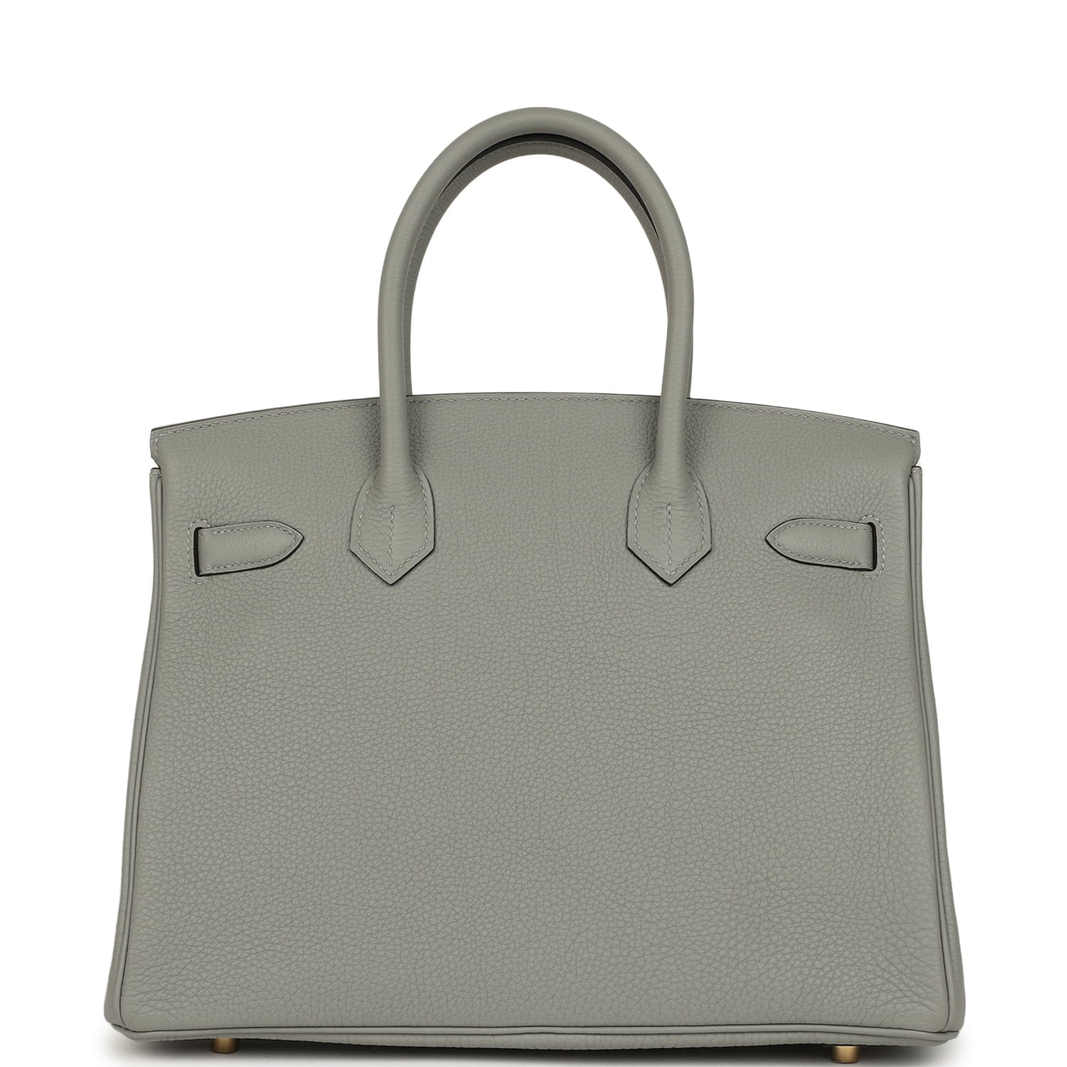 Hermes Birkin 30 Gris Mouette Togo Gold Hardware