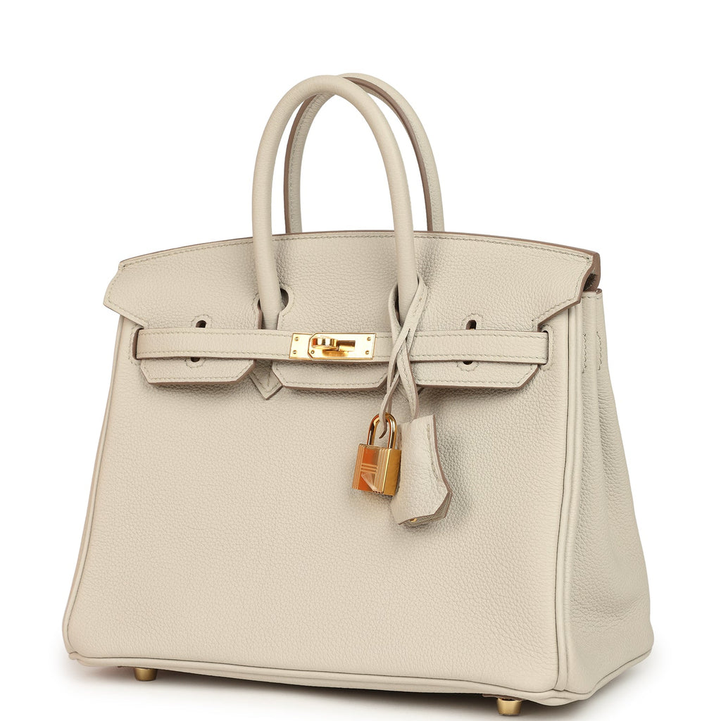 Hermes Birkin 25 Beton Togo Gold Hardware