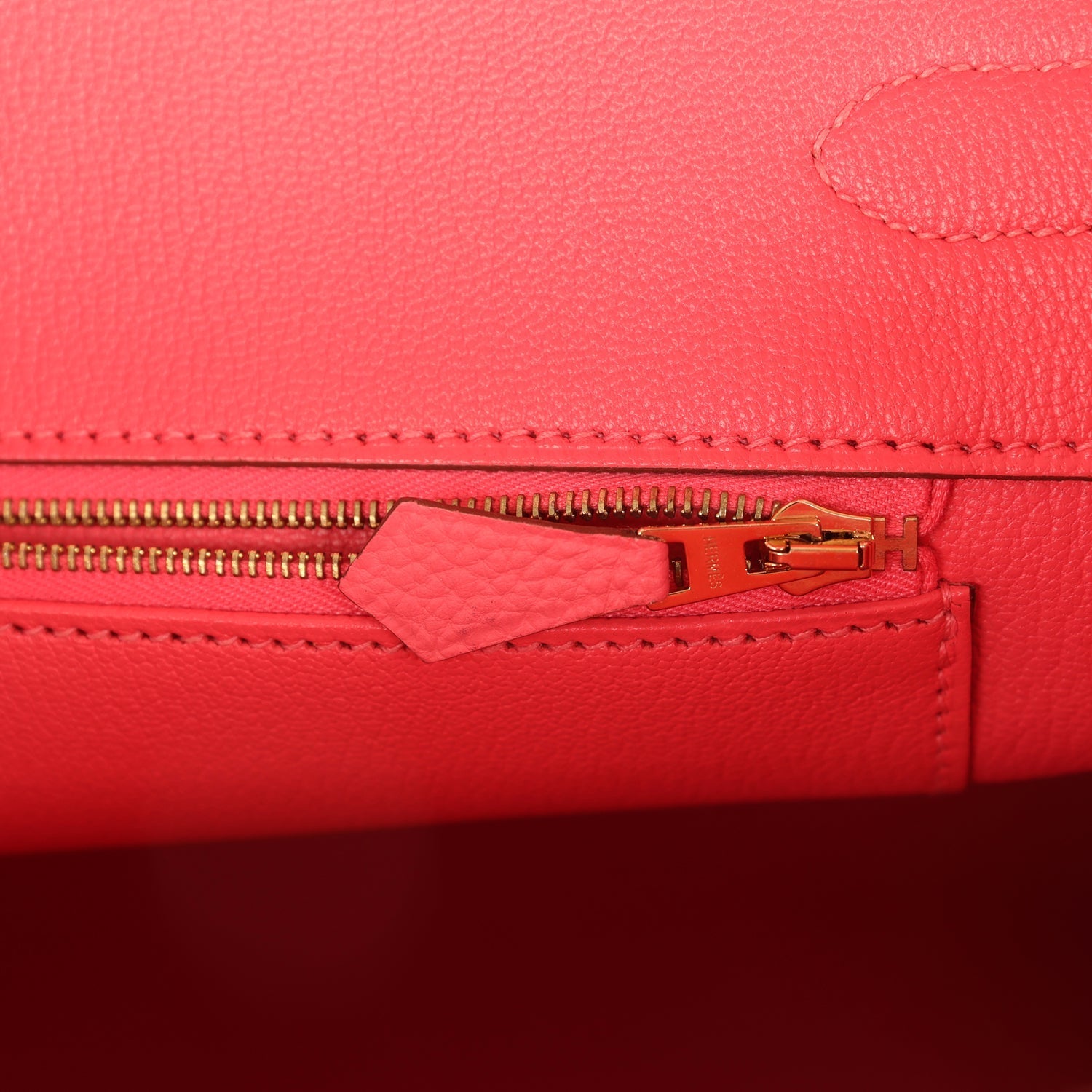 Pre-owned Hermes Birkin 35 Rose Lipstick Togo Gold Hardware