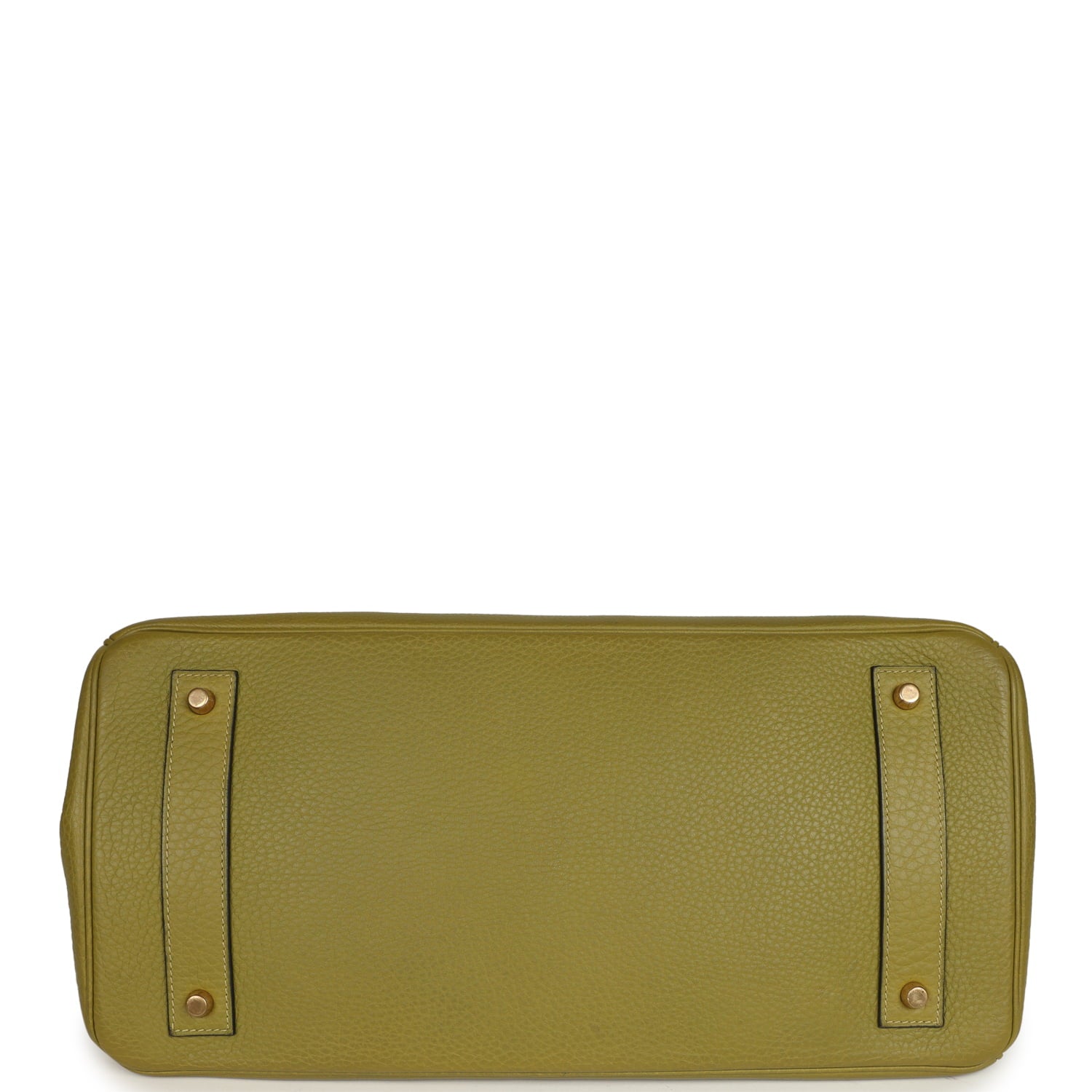 Vintage Hermes Shoulder Birkin 42 JPG Chartreuse Clemence Gold Hardware