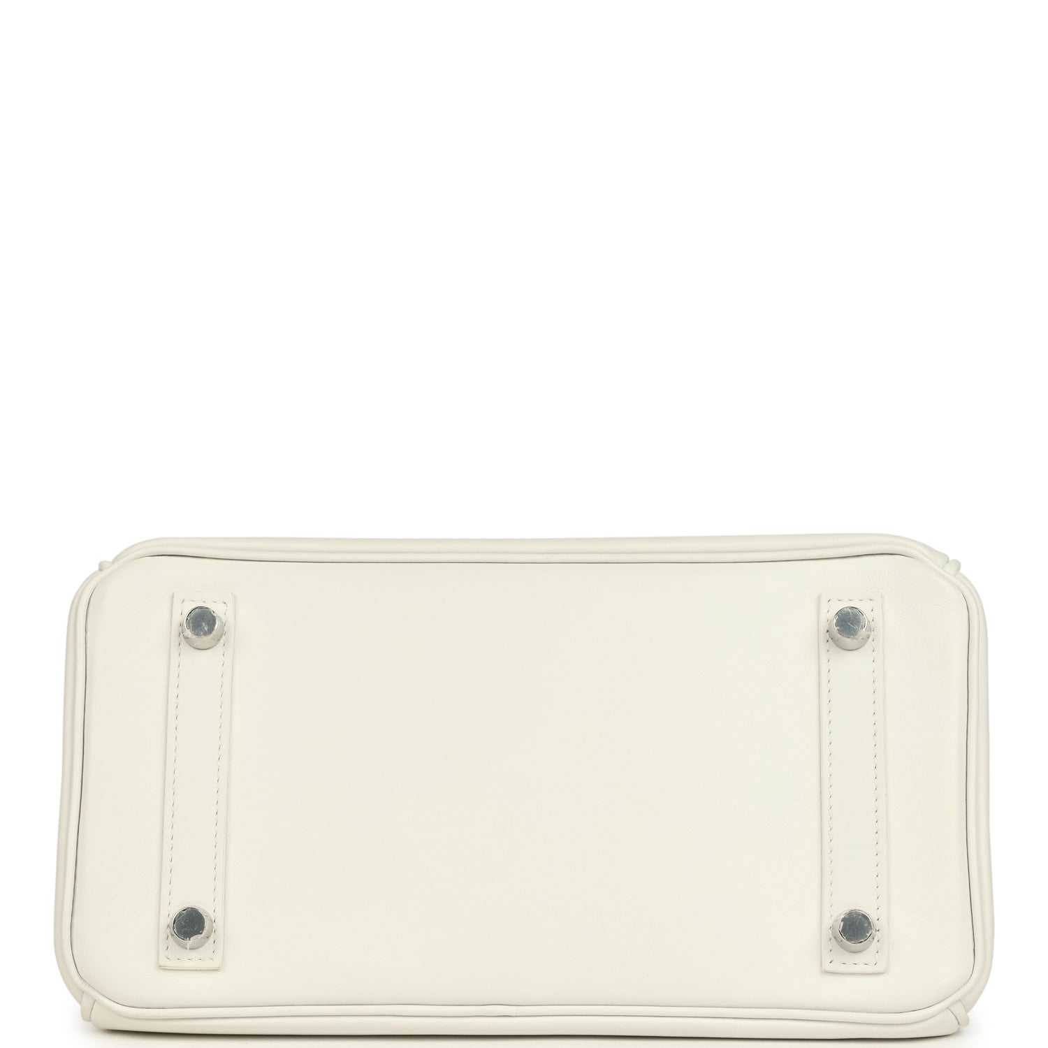 Hermes Birkin 25 New White Swift Palladium Hardware