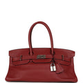 Vintage Hermes Shoulder Birkin 42 JPG Rouge H Clemence Palladium Hardware