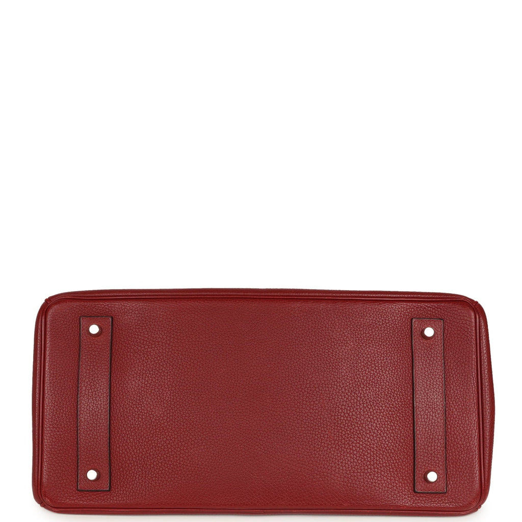Vintage Hermes Shoulder Birkin 42 JPG Rouge H Clemence Palladium Hardware