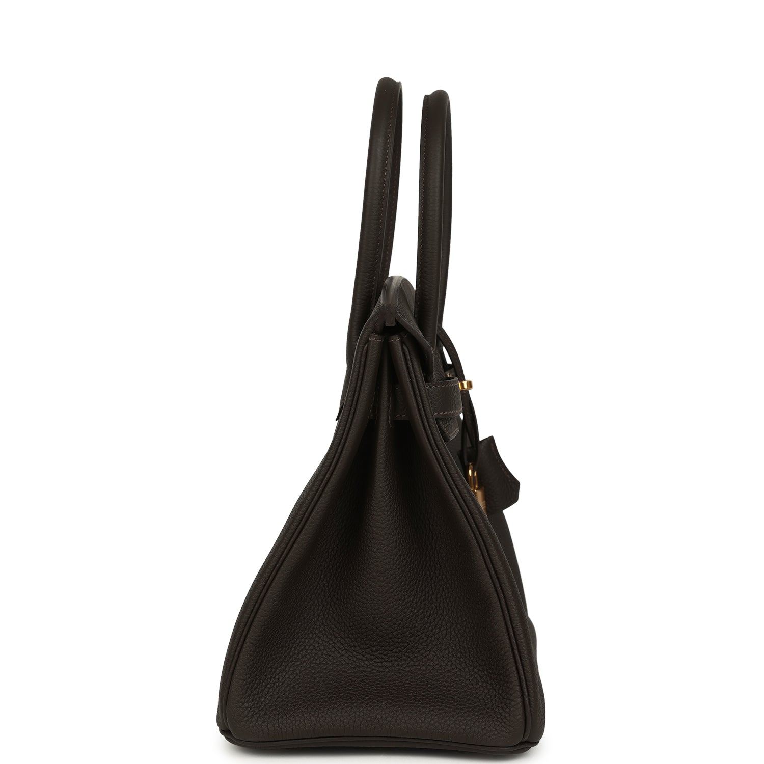 Hermes Birkin 30 Bai Brun Togo Gold Hardware
