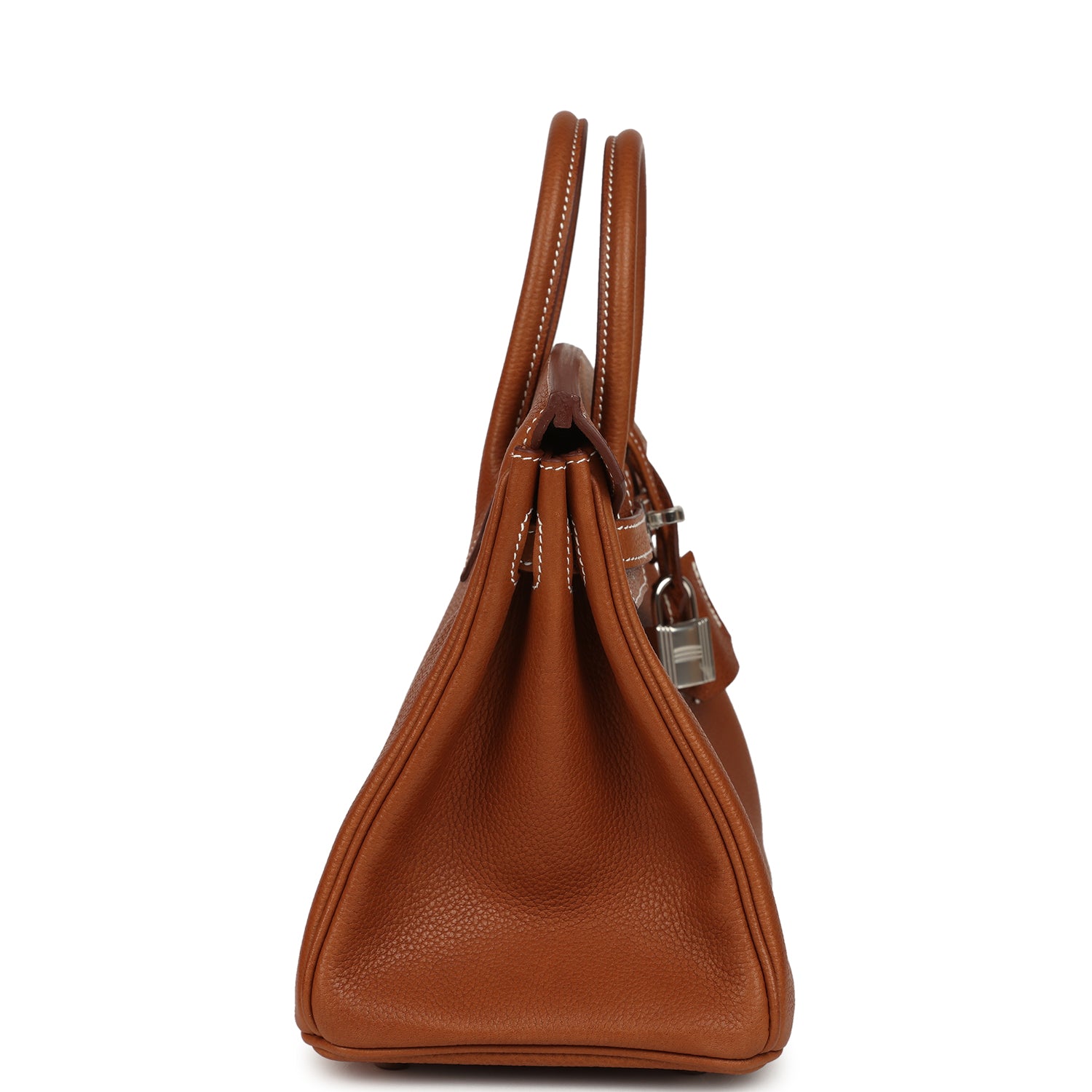 Hermes Birkin 25 Fauve Barenia Faubourg Palladium Hardware