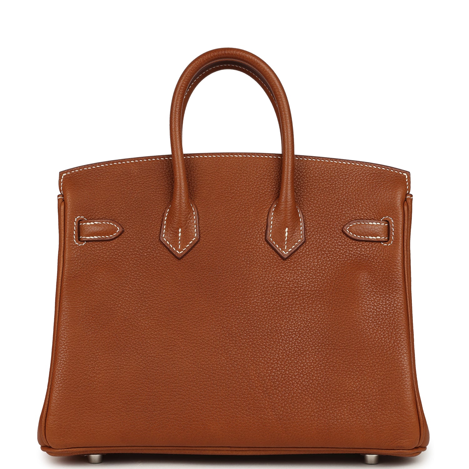 Hermes Birkin 25 Fauve Barenia Faubourg Palladium Hardware