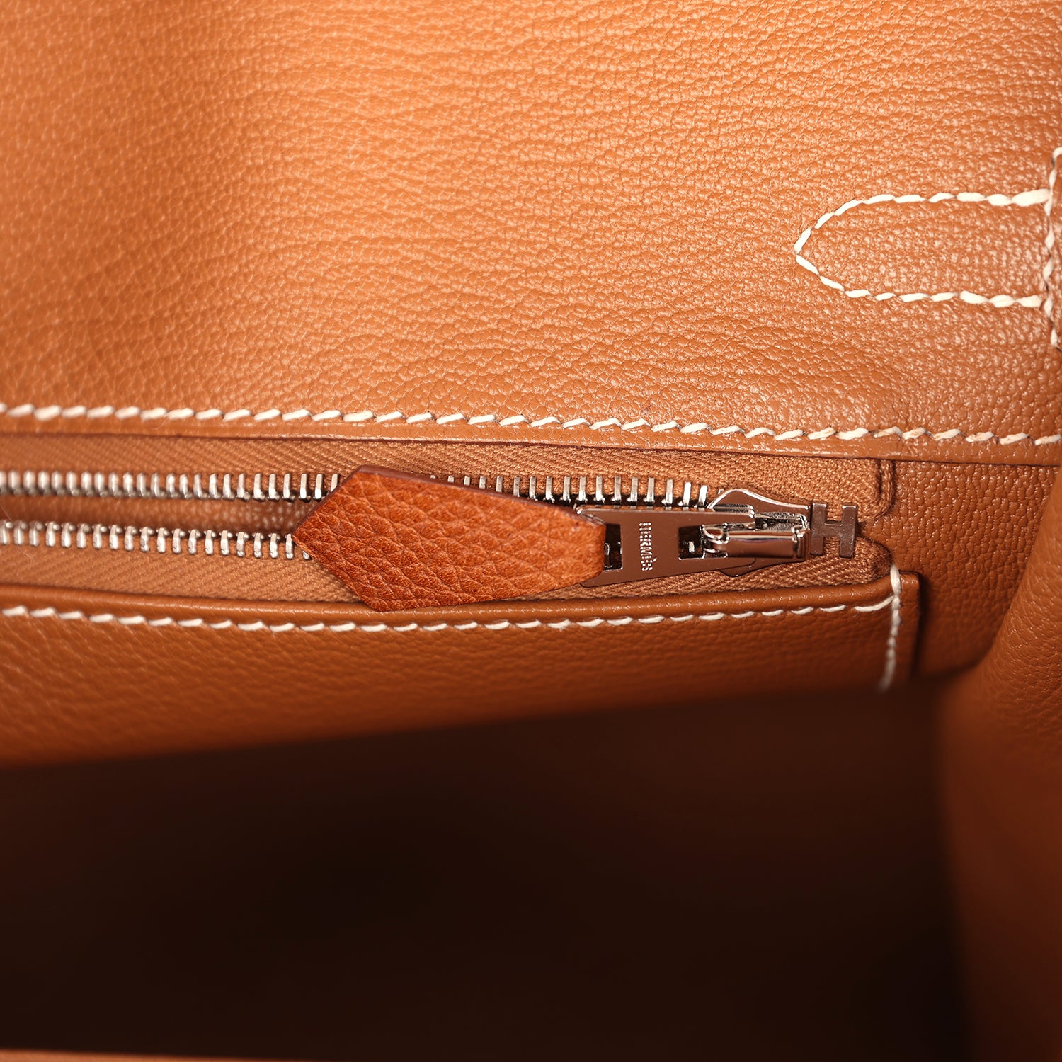 Hermes Birkin 25 Fauve Barenia Faubourg Palladium Hardware