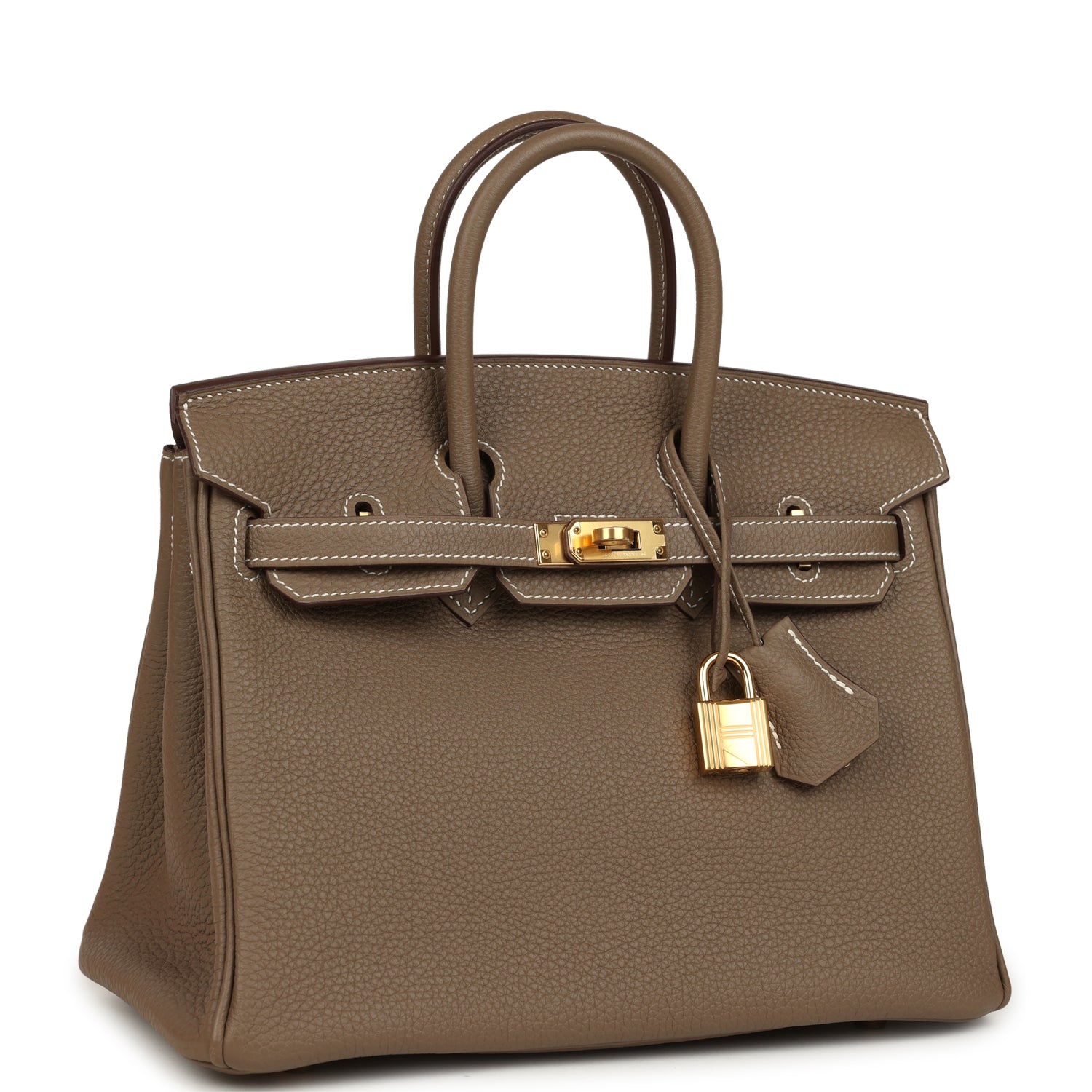 Hermes Birkin 25 Etoupe Togo Gold Hardware
