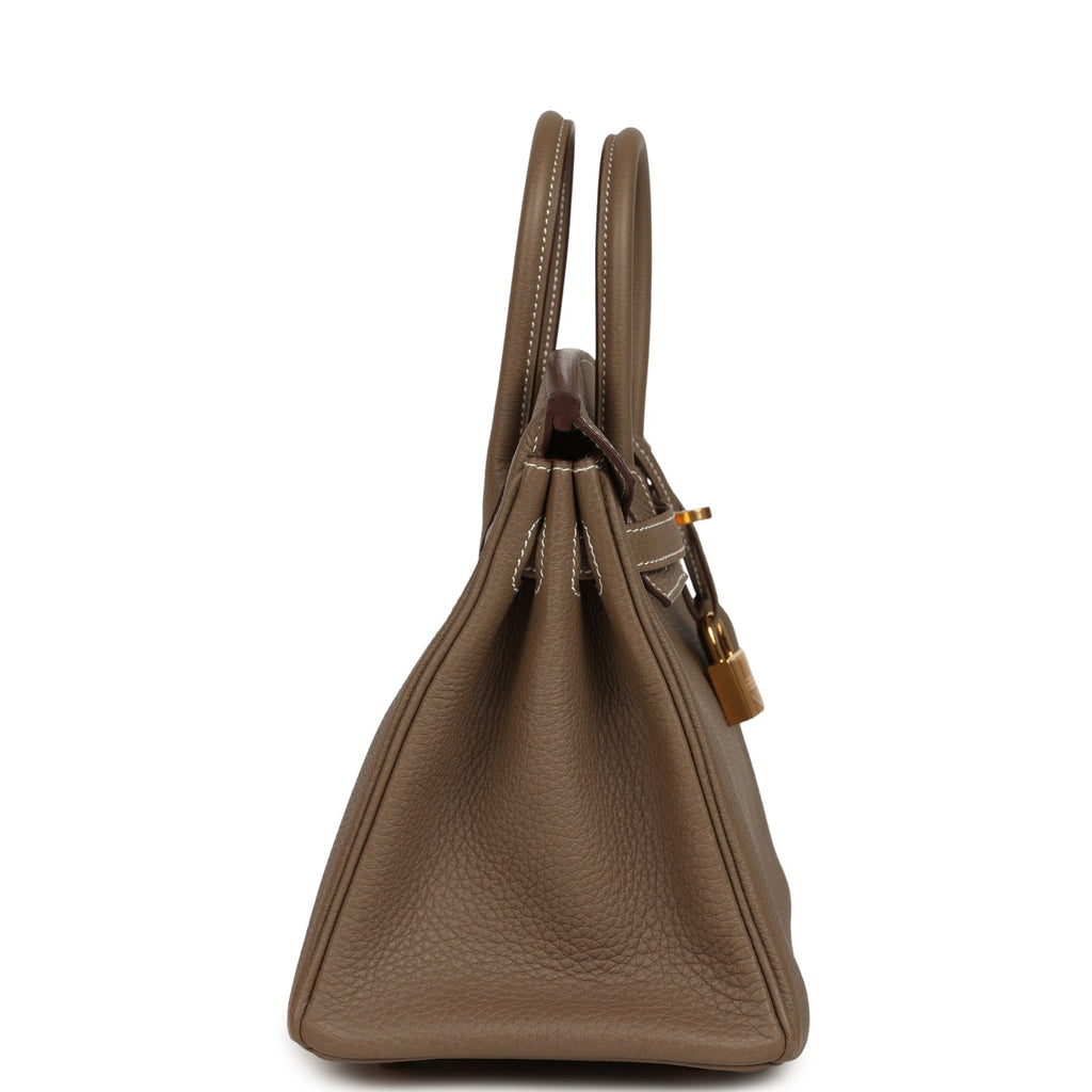 Hermes Birkin 25 Etoupe Togo Gold Hardware