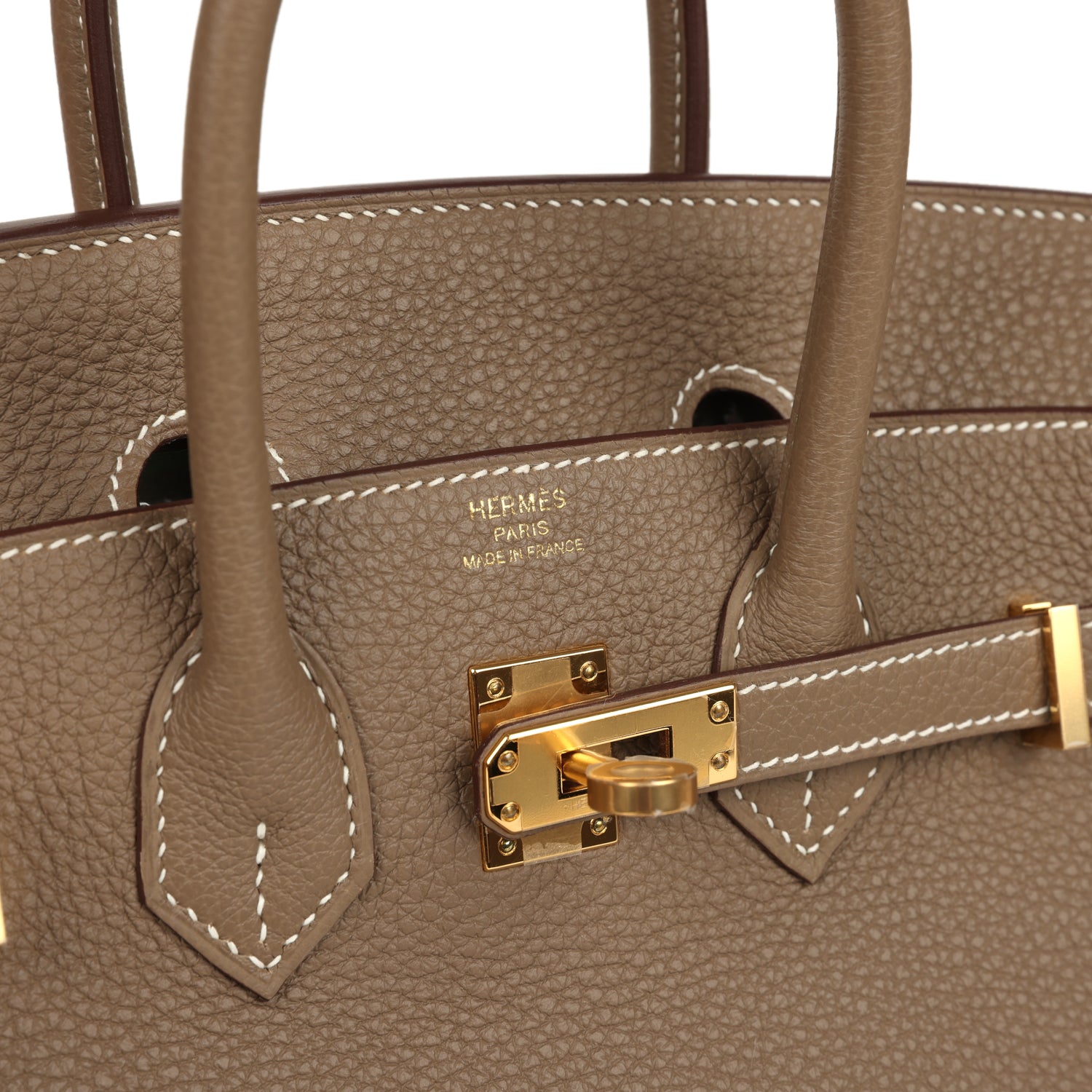 Hermes Birkin 25 Etoupe Togo Gold Hardware