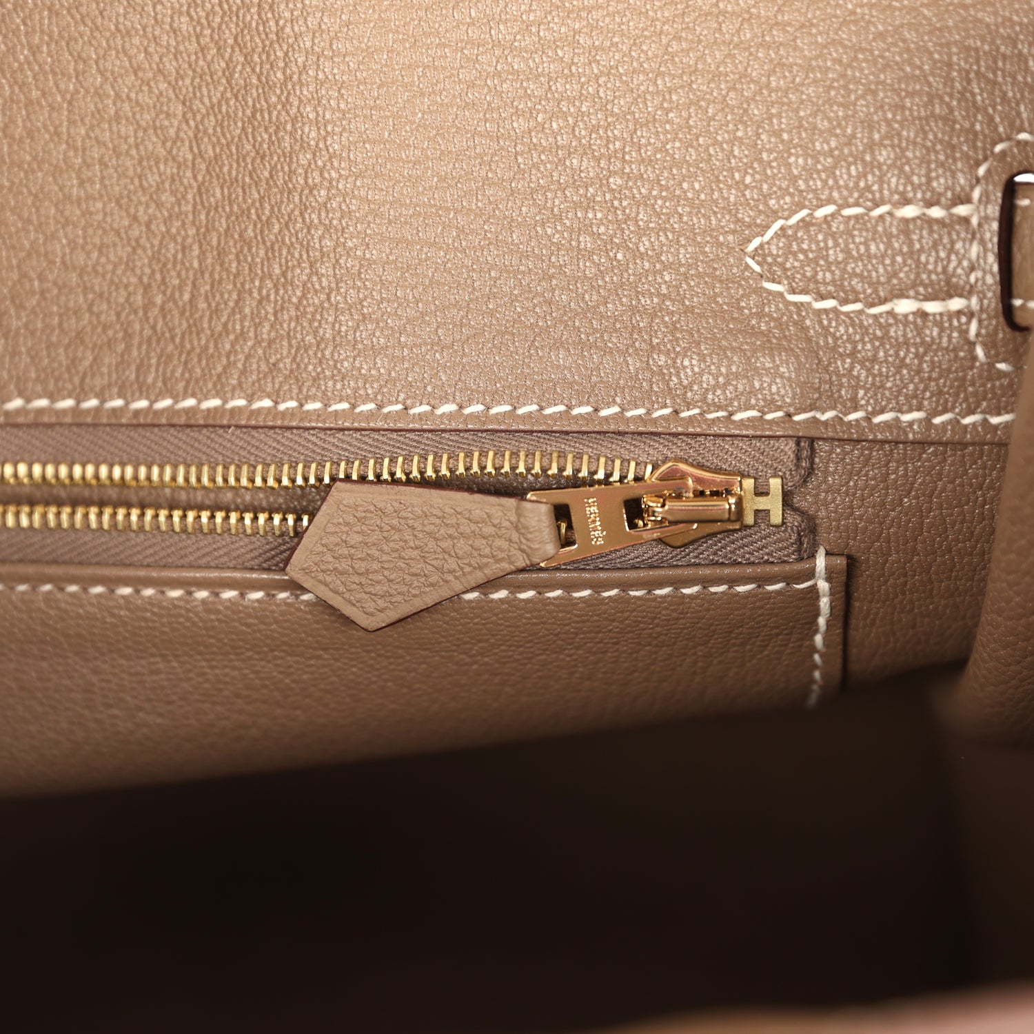 Hermes Birkin 25 Etoupe Togo Gold Hardware
