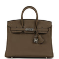 Hermes Birkin 25 Toundra Togo Palladium Hardware