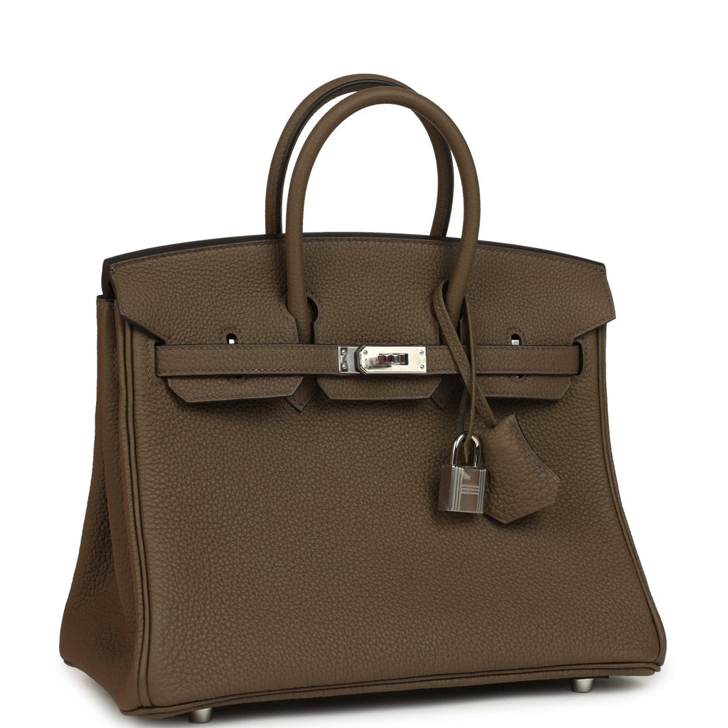 Hermes Birkin 25 Toundra Togo Palladium Hardware