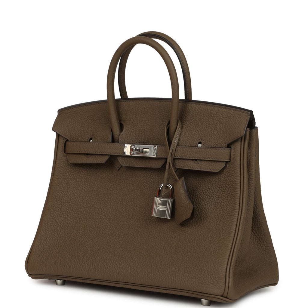 Hermes Birkin 25 Toundra Togo Palladium Hardware