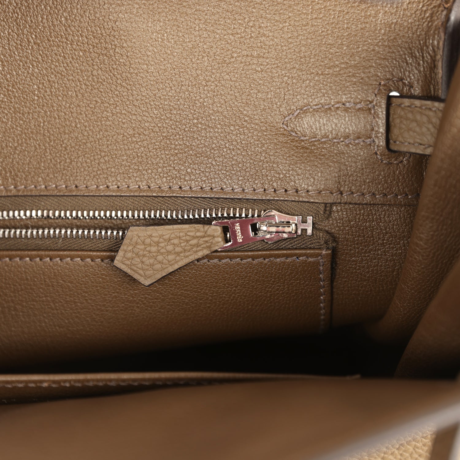 Hermes Birkin 25 Toundra Togo Palladium Hardware