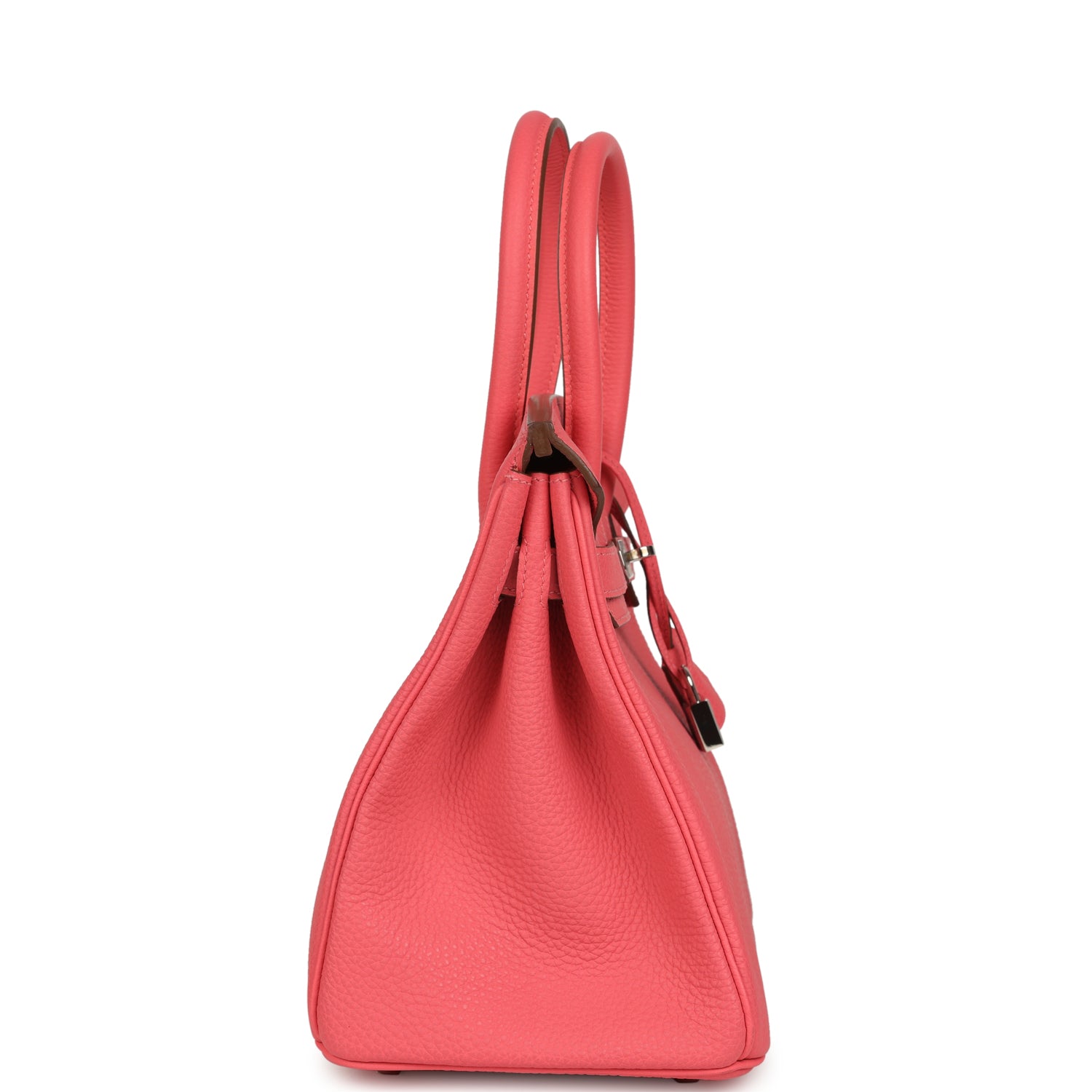 Pre-owned Hermes Birkin 30 Rose Lipstick Togo Palladium Hardware