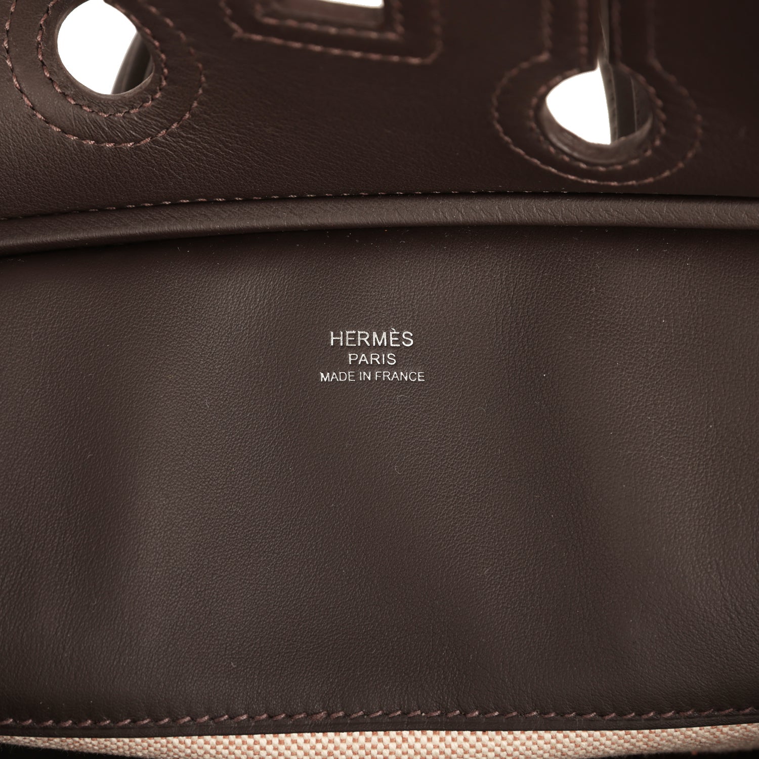 Hermes Birkin Cargo 25 Ecru-Beige Toile H Canvas and Bai Brun Swift Palladium Hardware