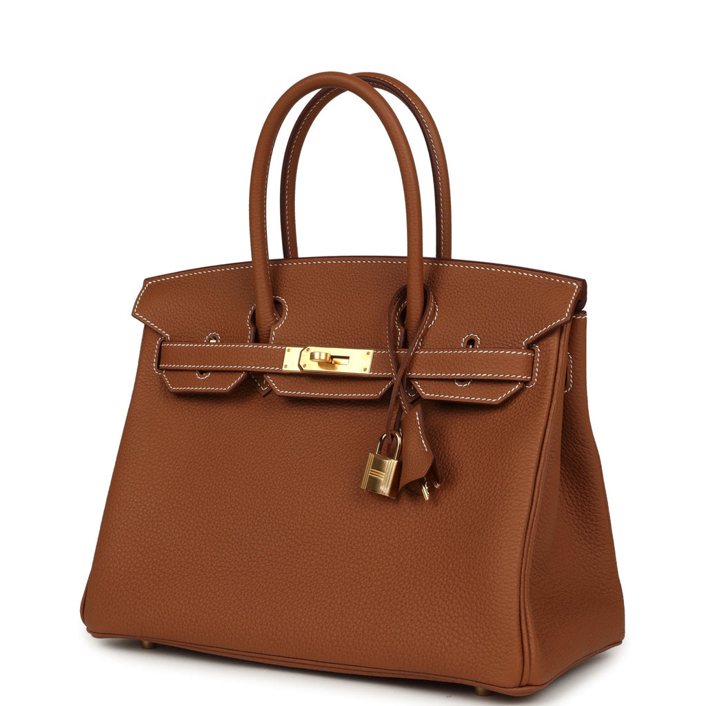 Hermes Birkin 30 Gold Togo Gold Hardware