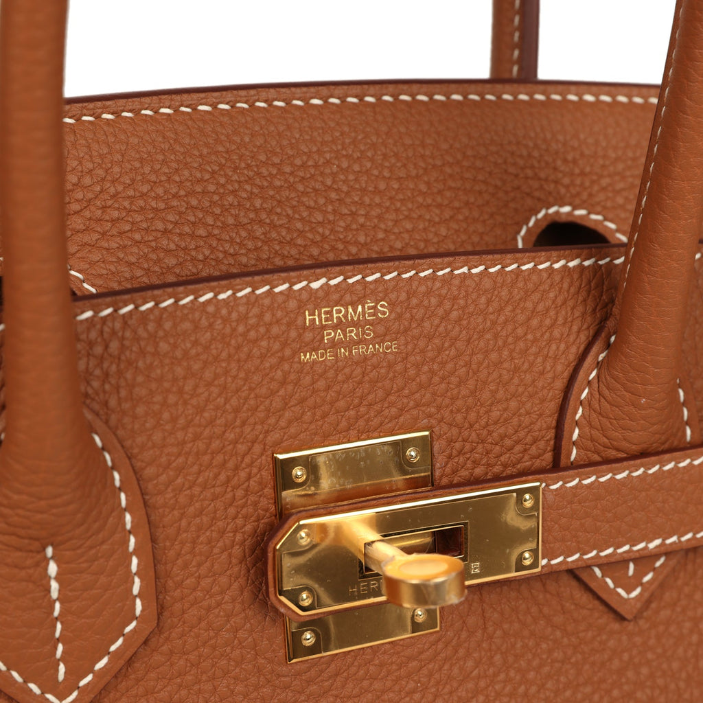 Hermes Birkin 30 Gold Togo Gold Hardware