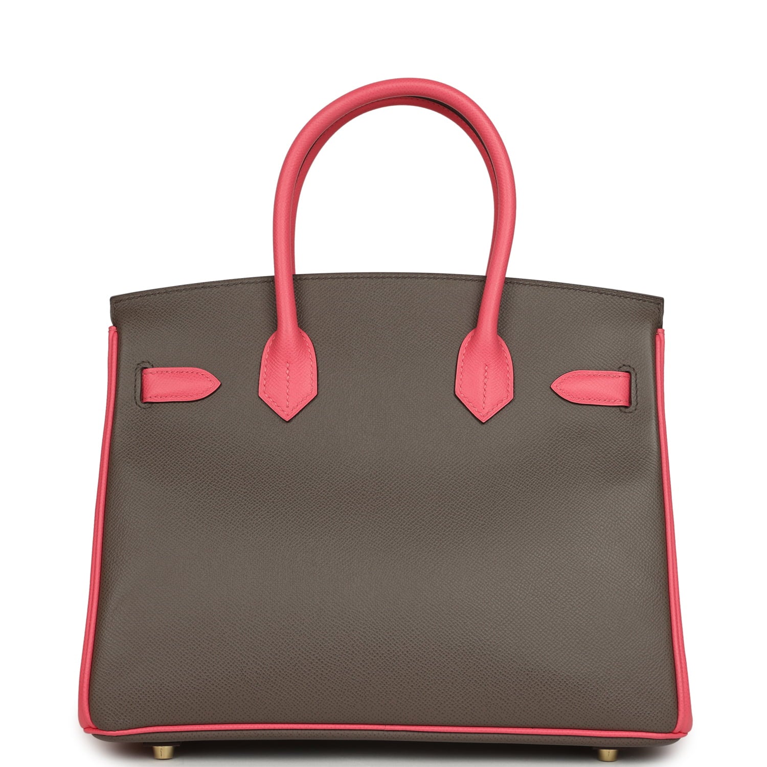 Hermes Special Order (HSS) Birkin 30 Etain and Rose Azalee Epsom Brushed Gold Hardware